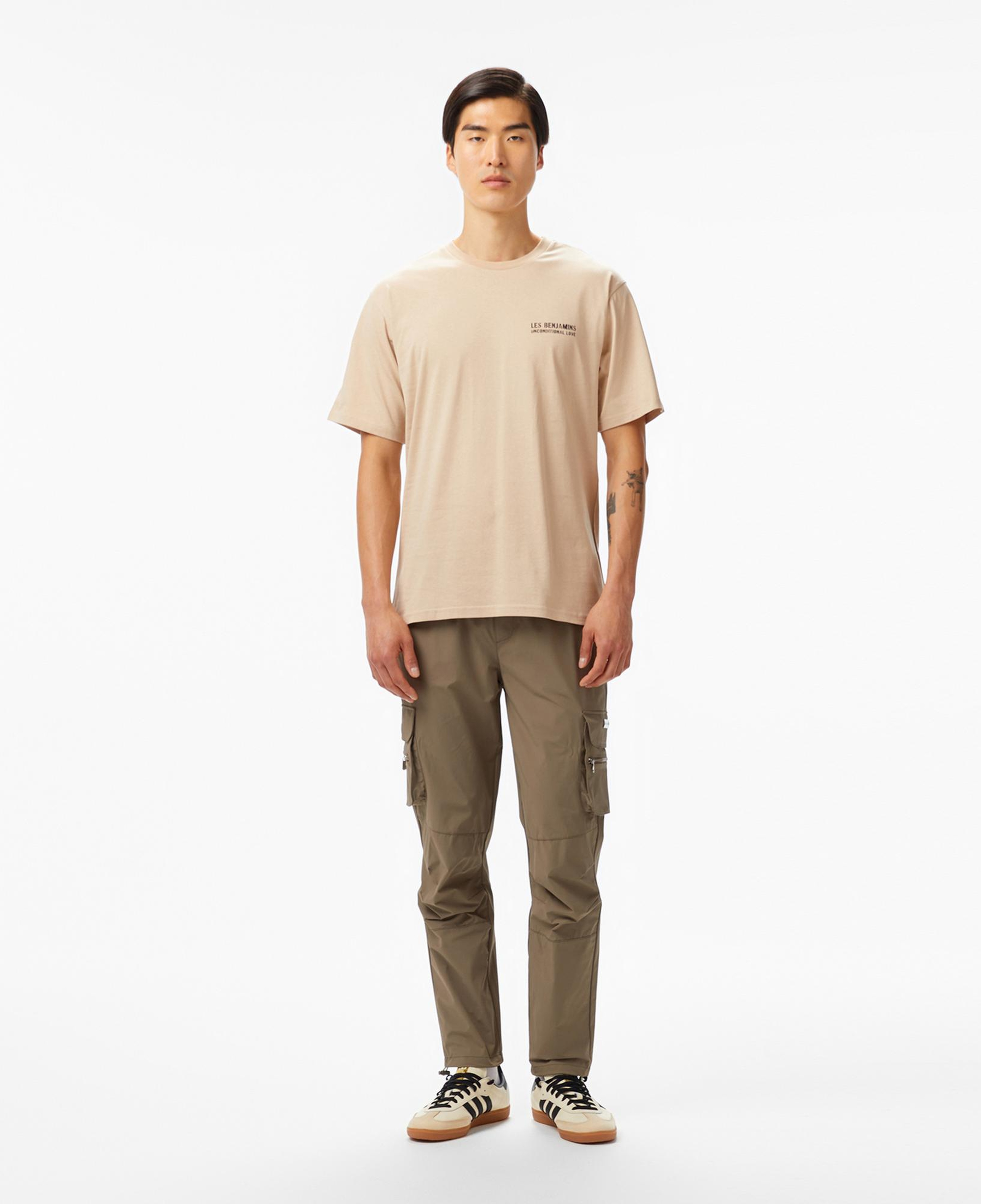 Les Benjamins Erkek Bej T-Shirt