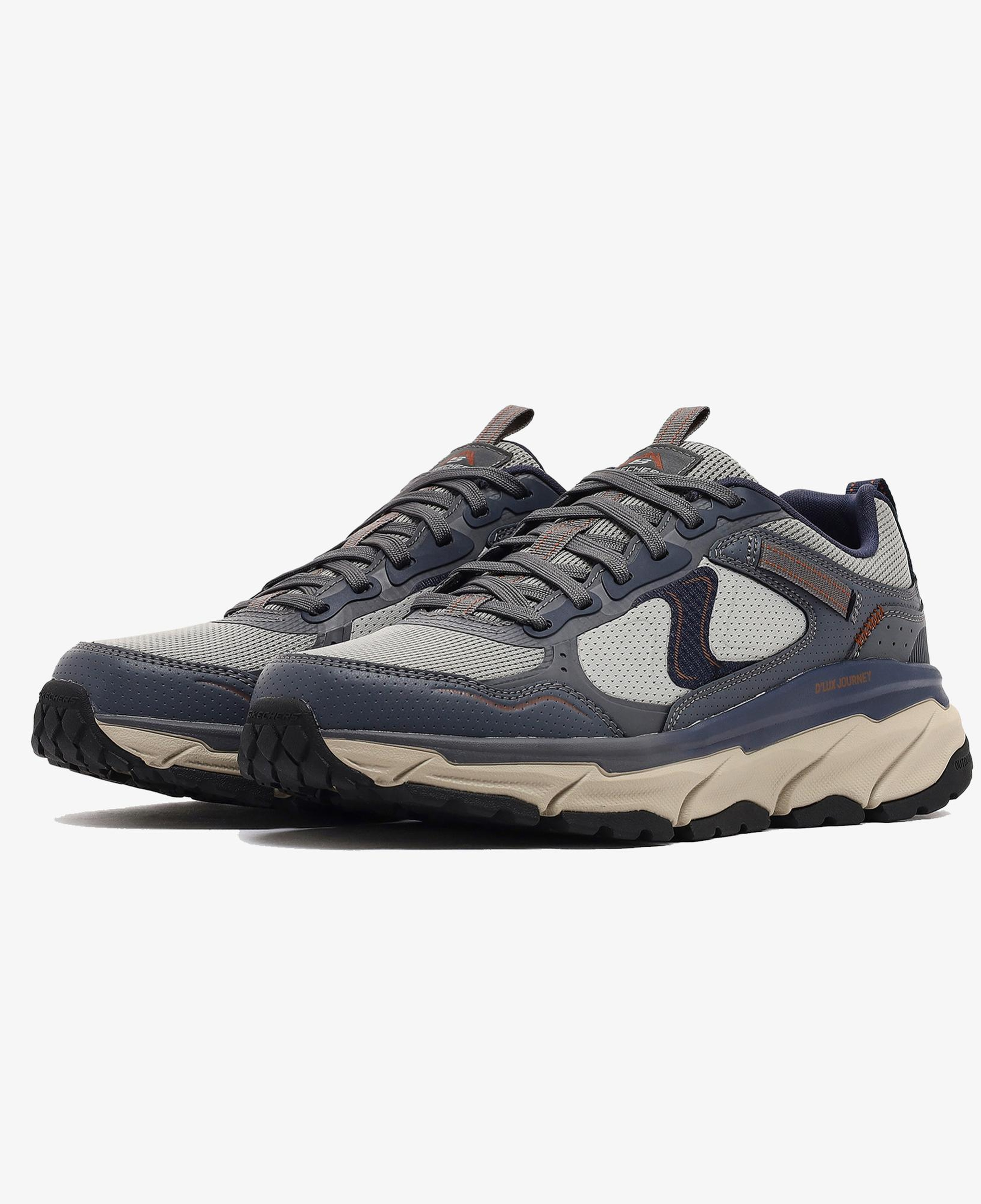 Skechers D'Lux Journey Stylized Soul Erkek Gri Outdoor Ayakkabı