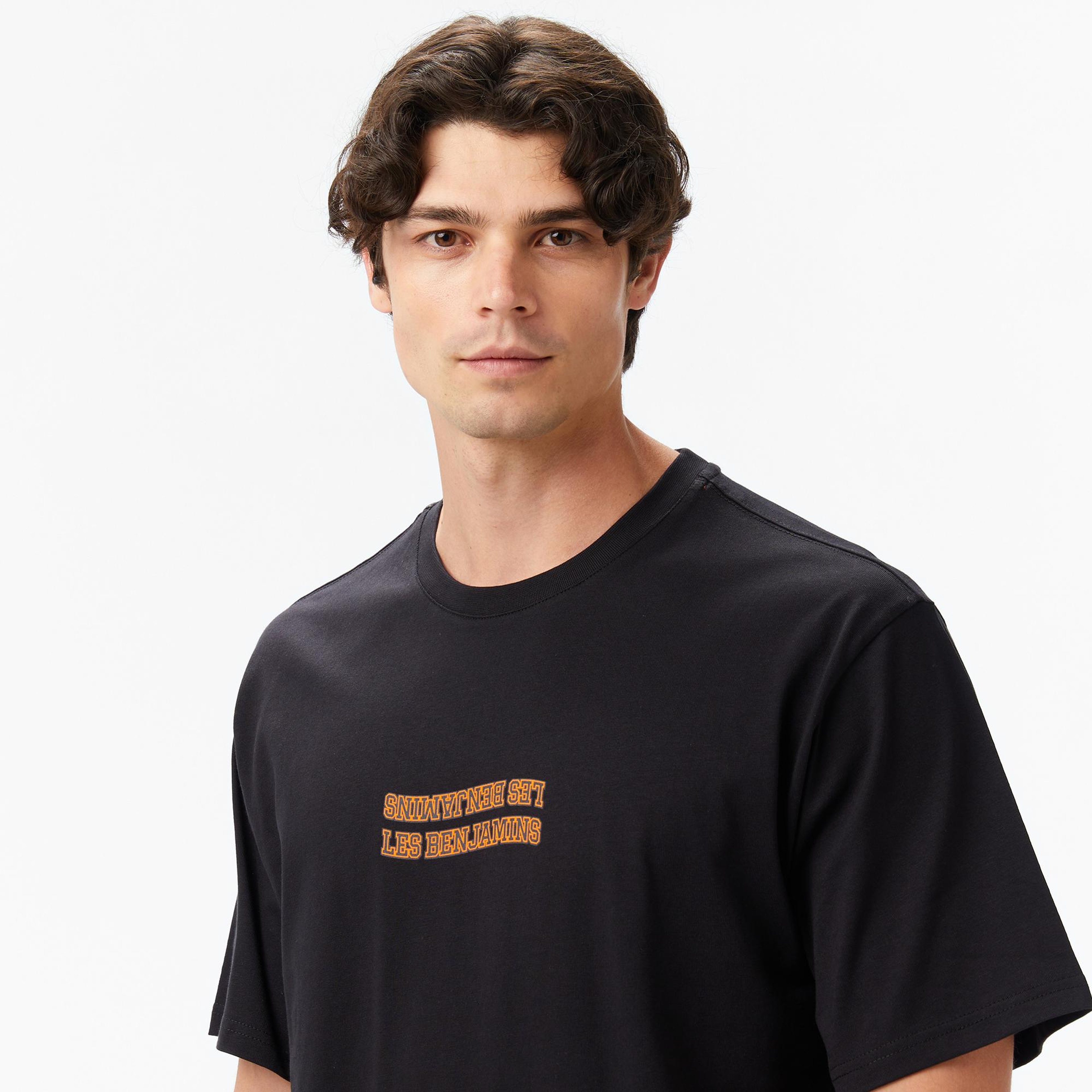 Les Benjamins Erkek Siyah T-Shirt