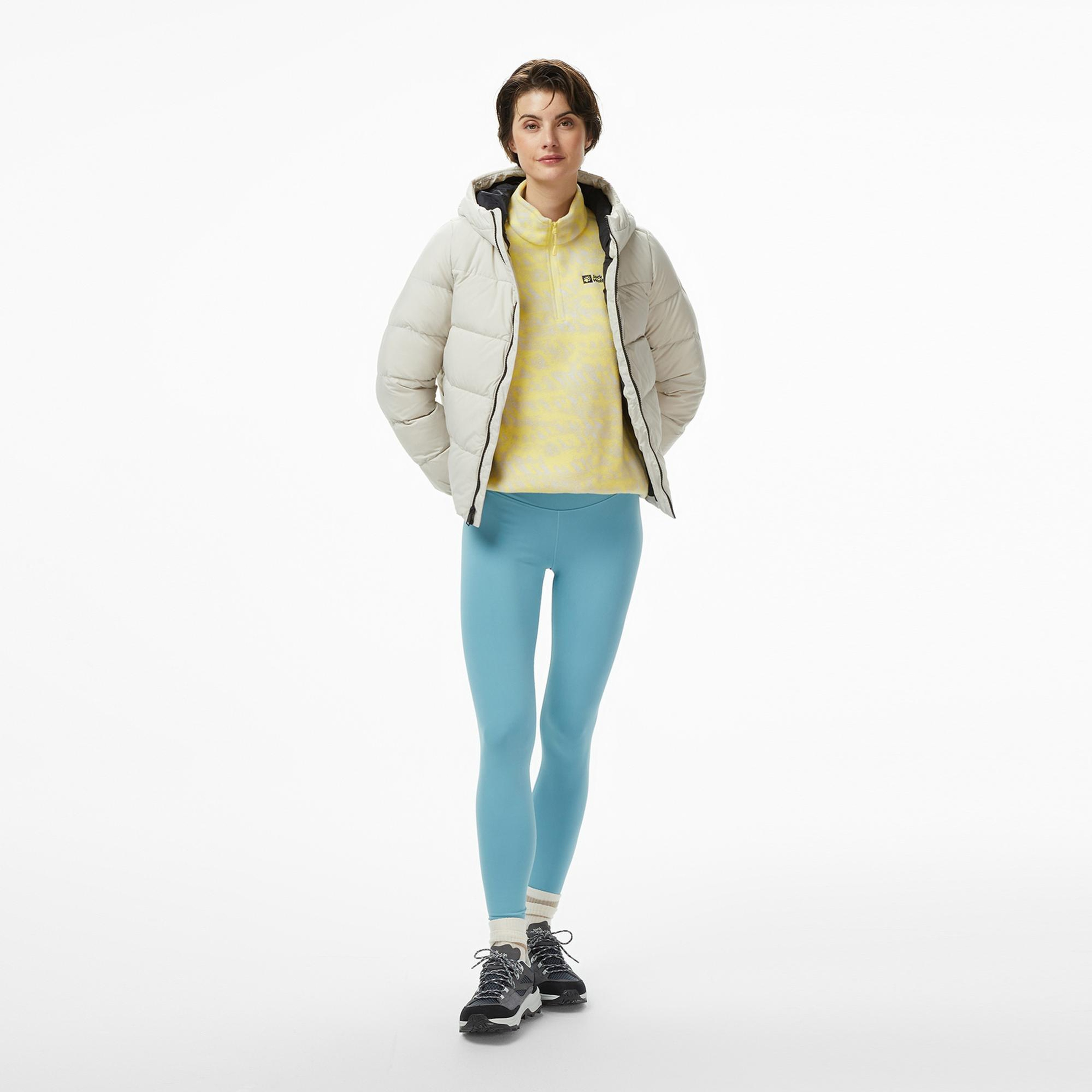 Jack Wolfskin Frozen Palace Kadın Bej Ceket