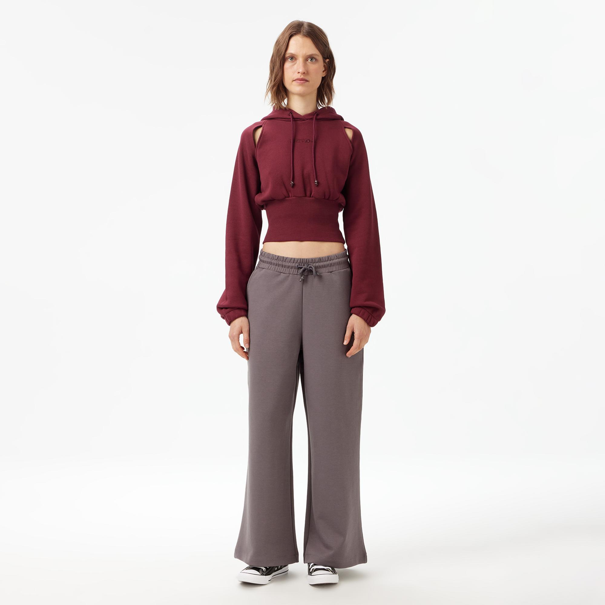 UNITED4 Classic Kadın Bordo Sweatshirt