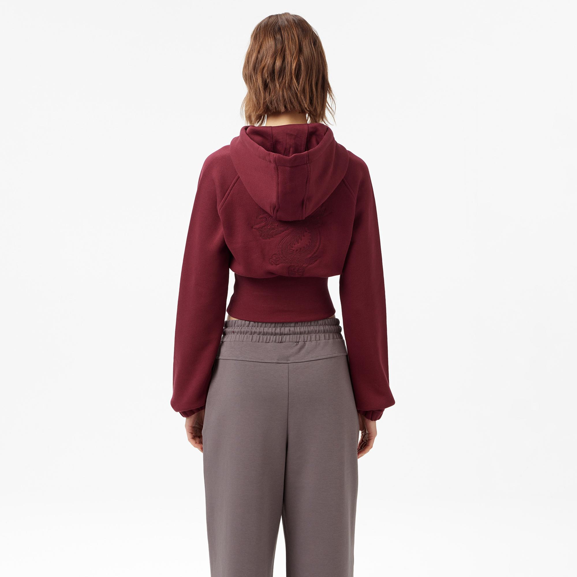 UNITED4 Classic Kadın Bordo Sweatshirt