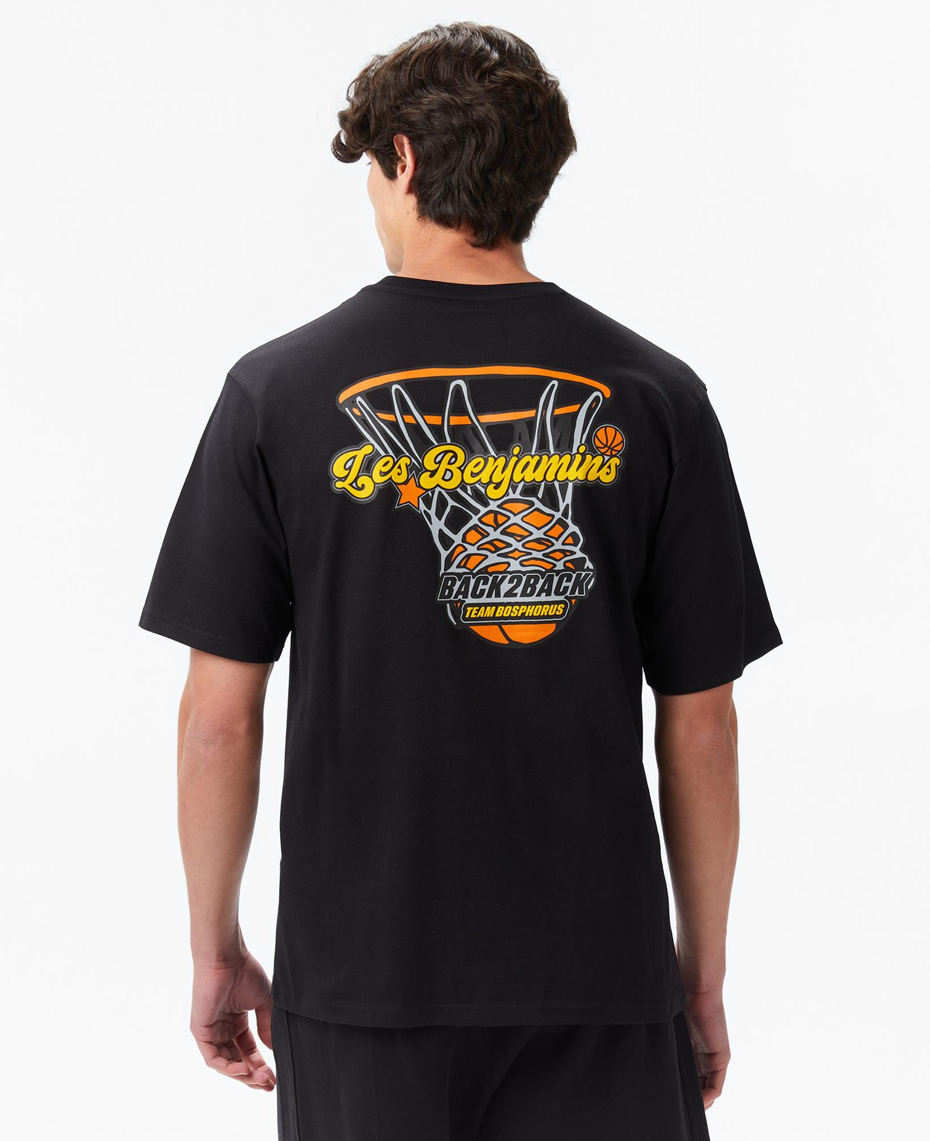 Les Benjamins Erkek Siyah T-Shirt