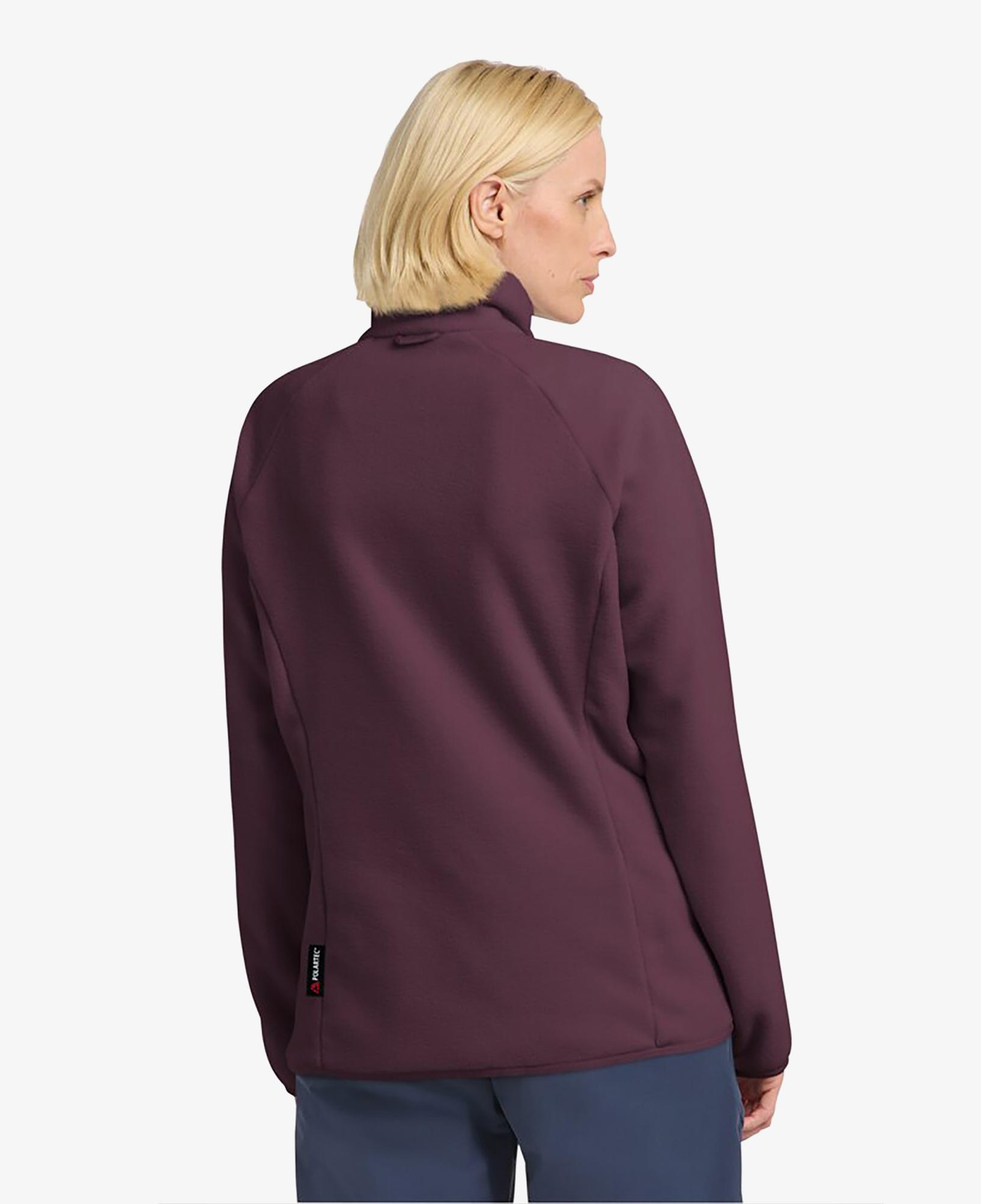 Jack Wolfskin Moonrise Full Zipped Kadın Mor Ceket