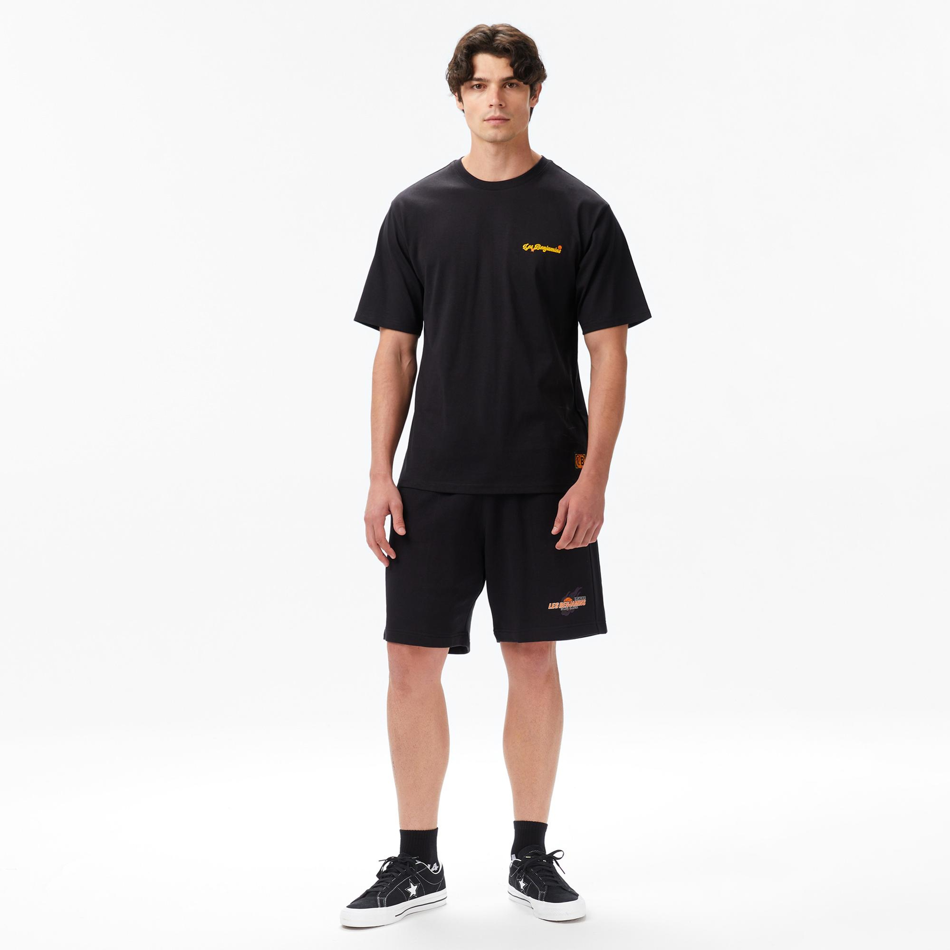 Les Benjamins Erkek Siyah T-Shirt