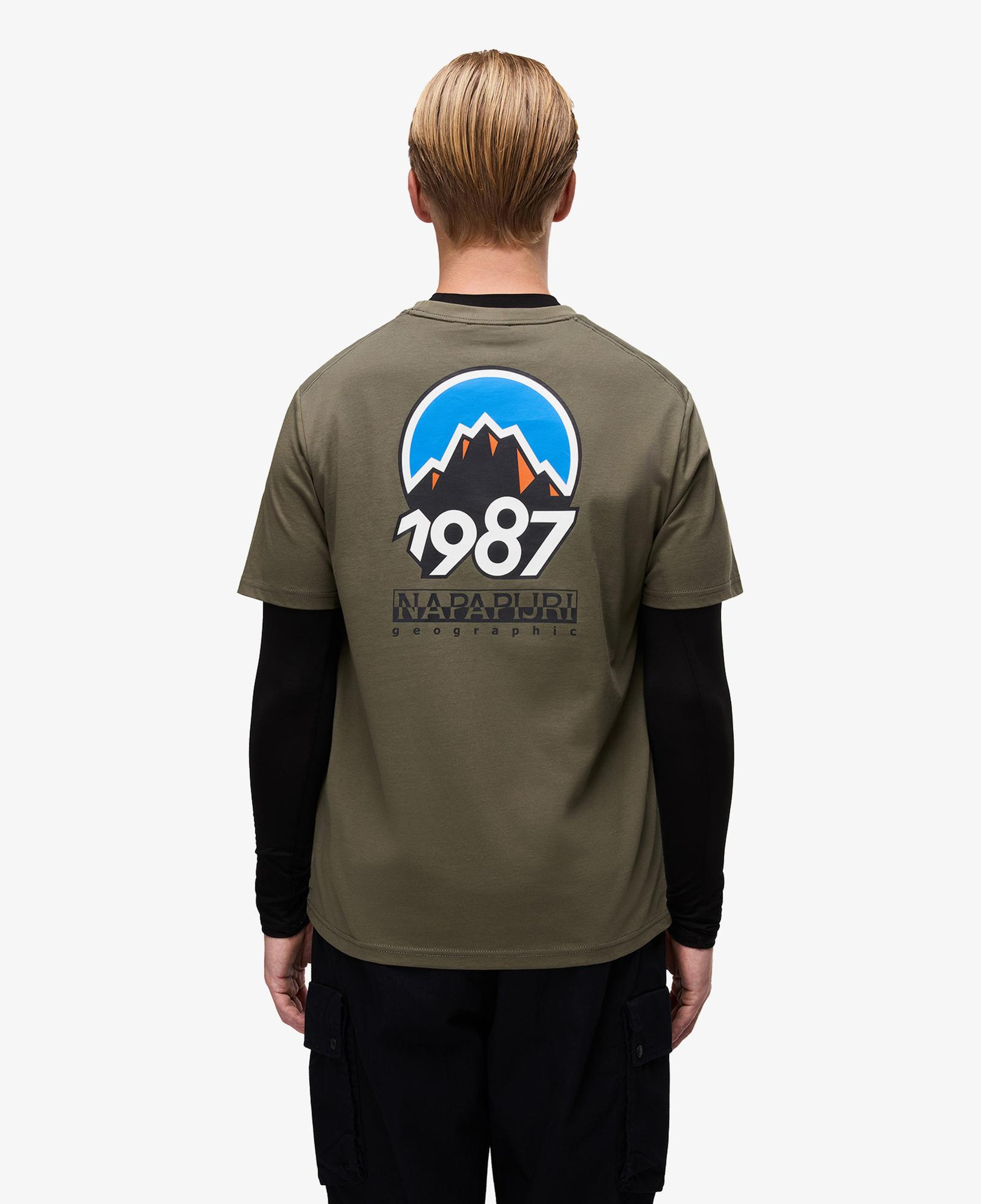 Napapijri S-Montepiana Erkek Yeşil T-Shirt