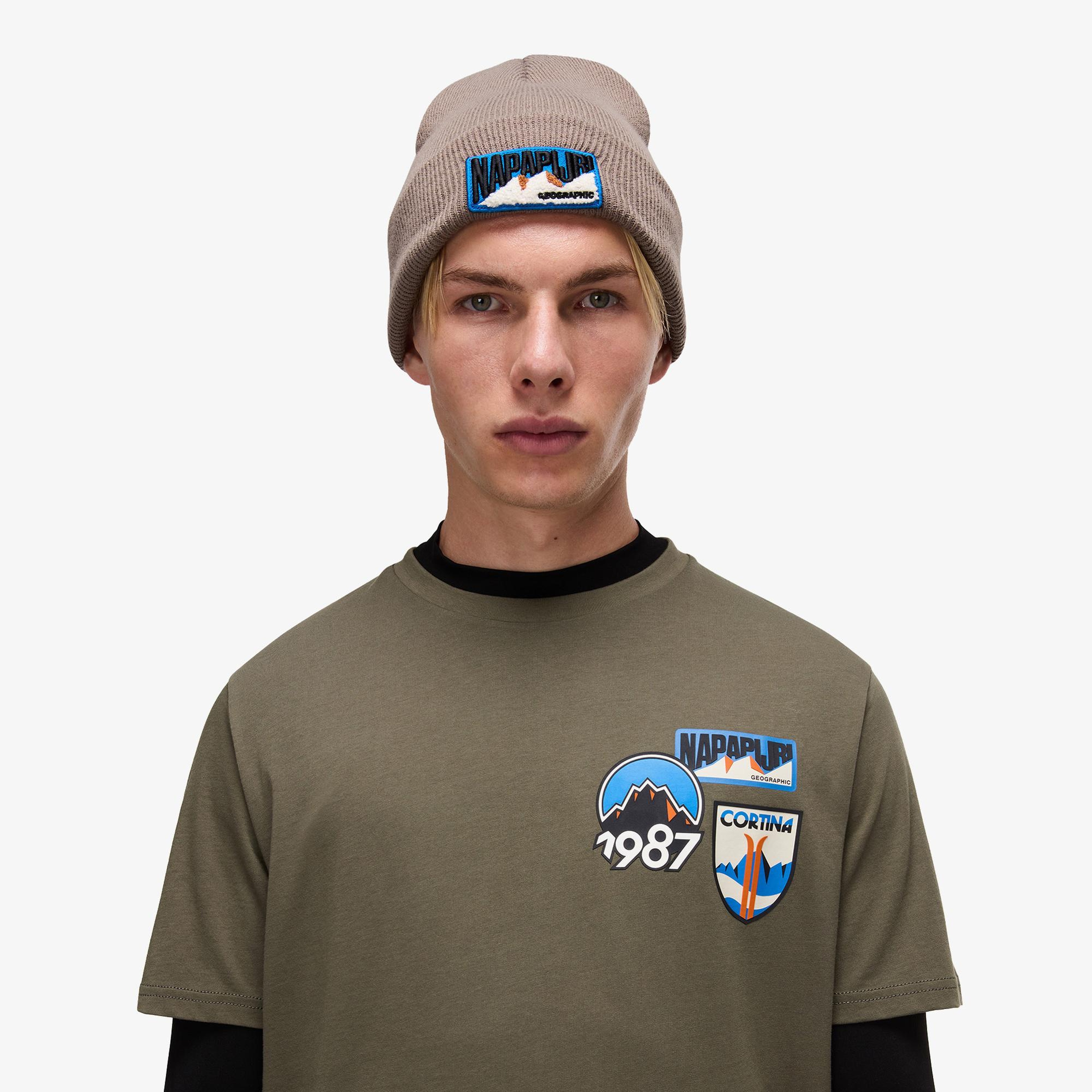 Napapijri S-Montepiana Erkek Yeşil T-Shirt