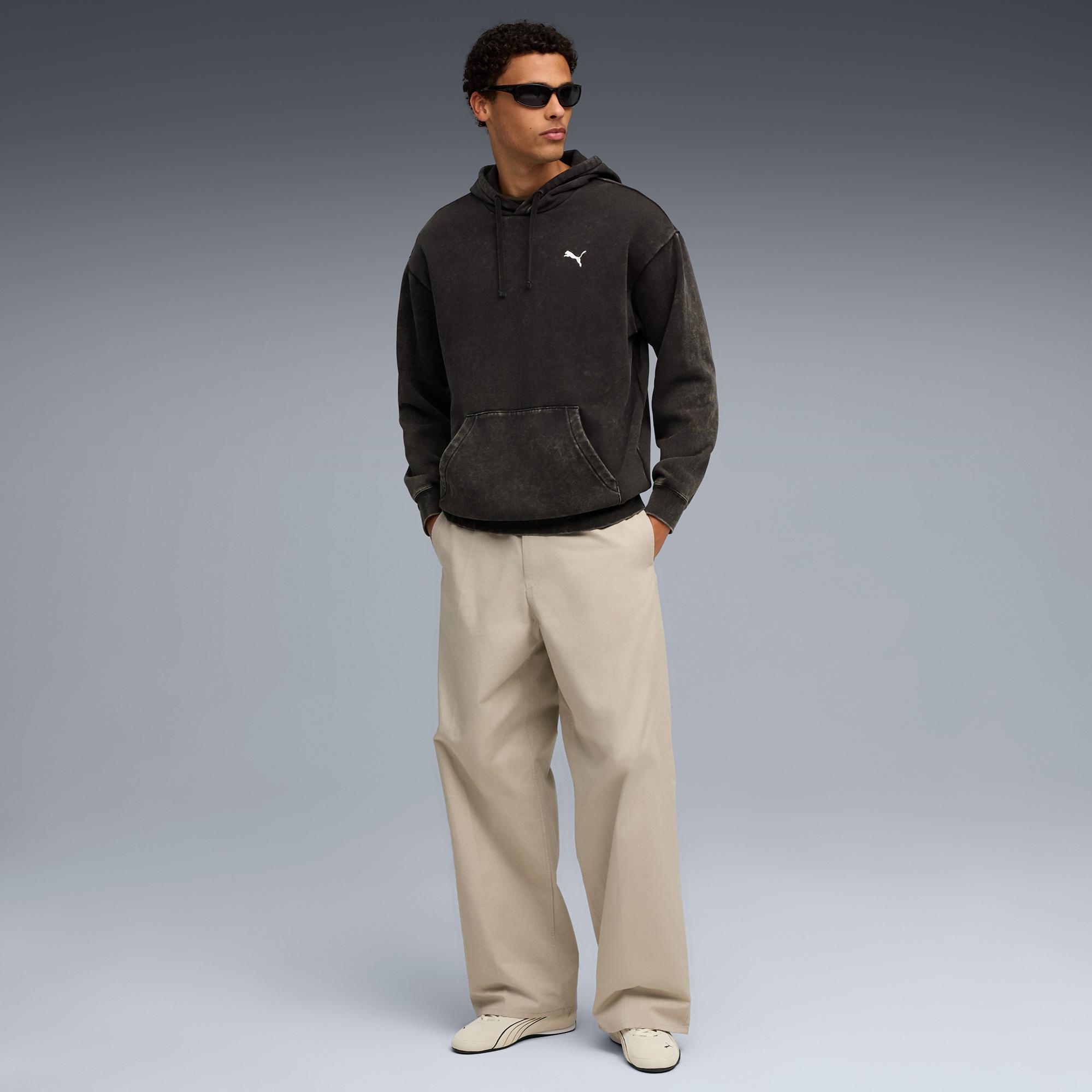 Puma Essentials Elevated Erkek Siyah Sweatshirt