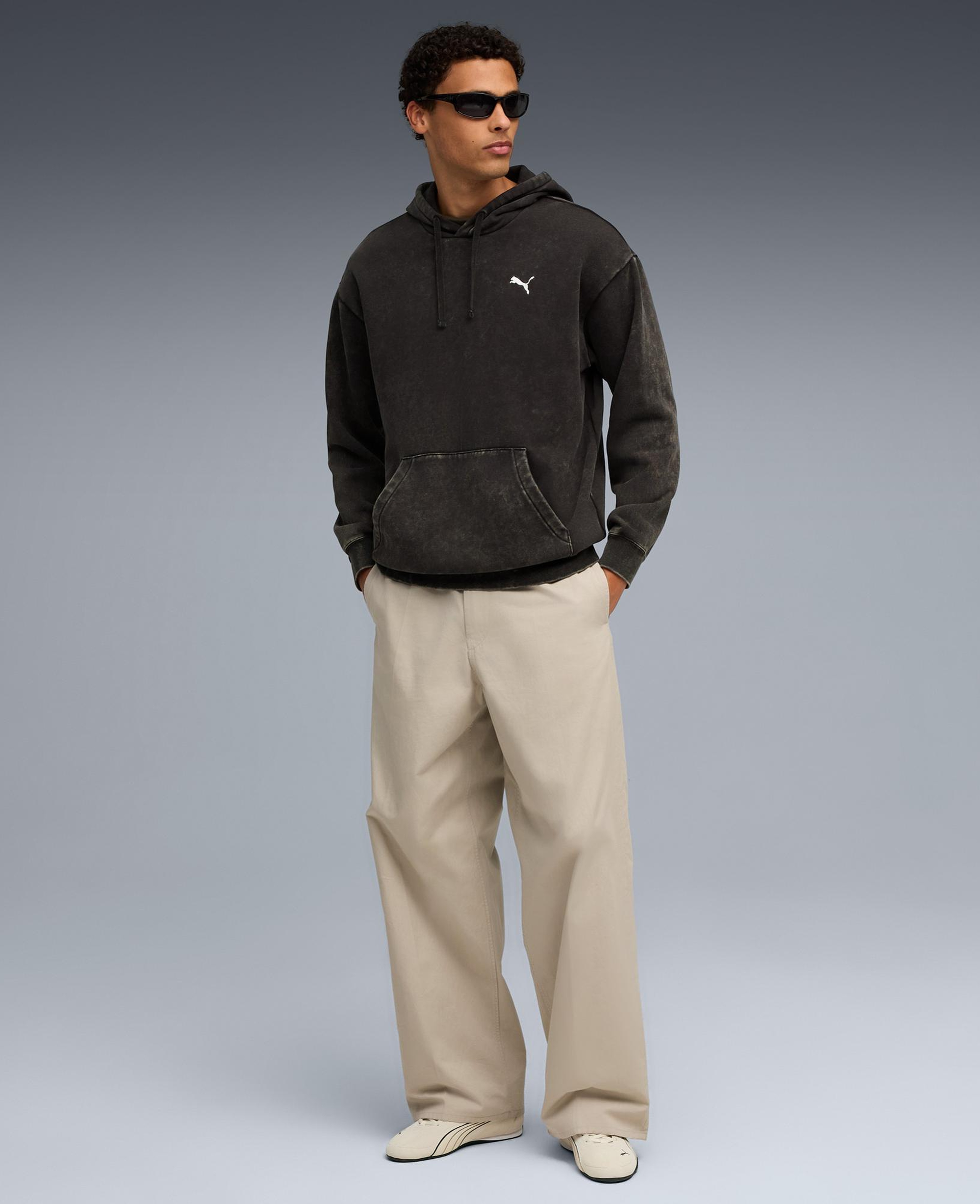 Puma Essentials Elevated Erkek Siyah Sweatshirt