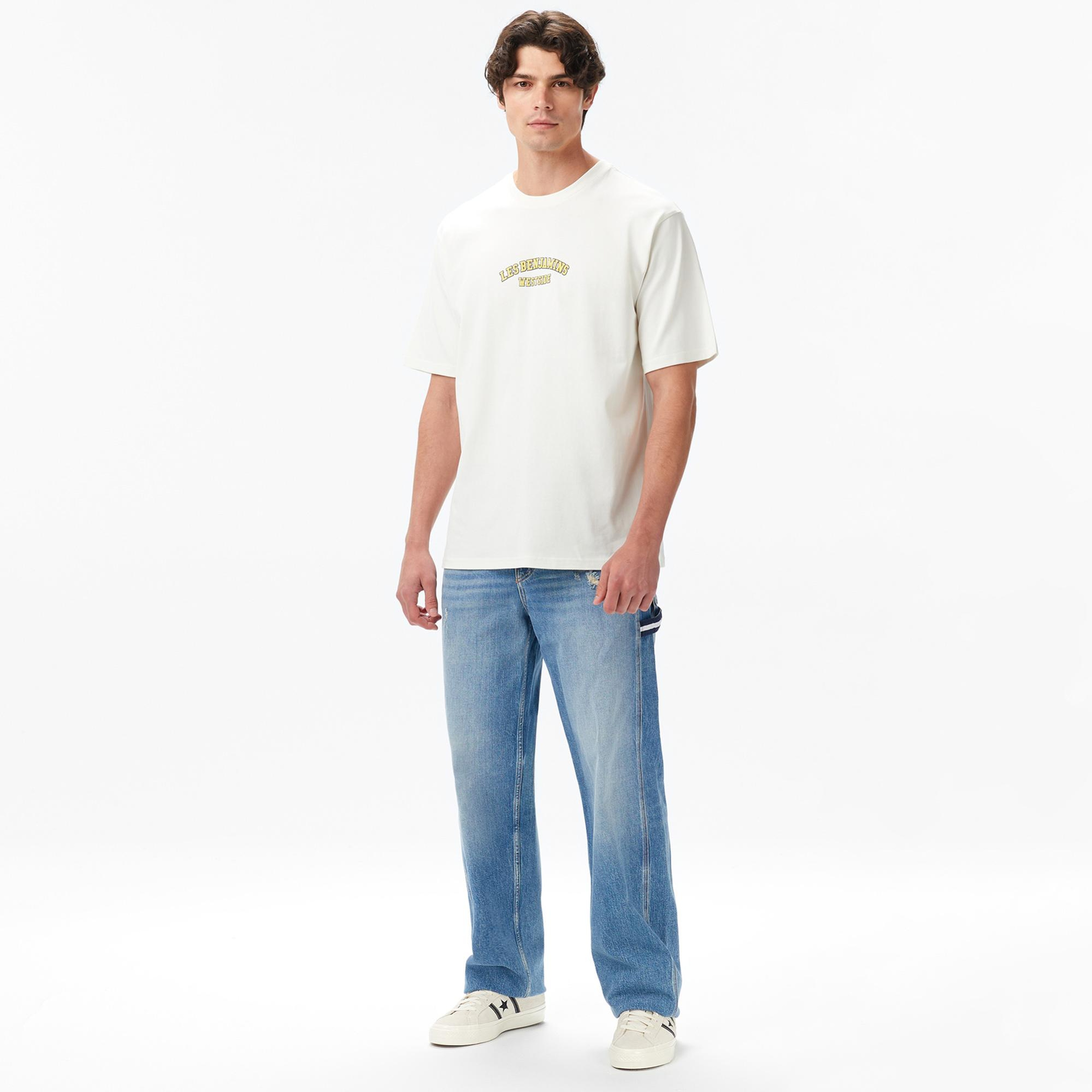 Les Benjamins Erkek Beyaz T-Shirt