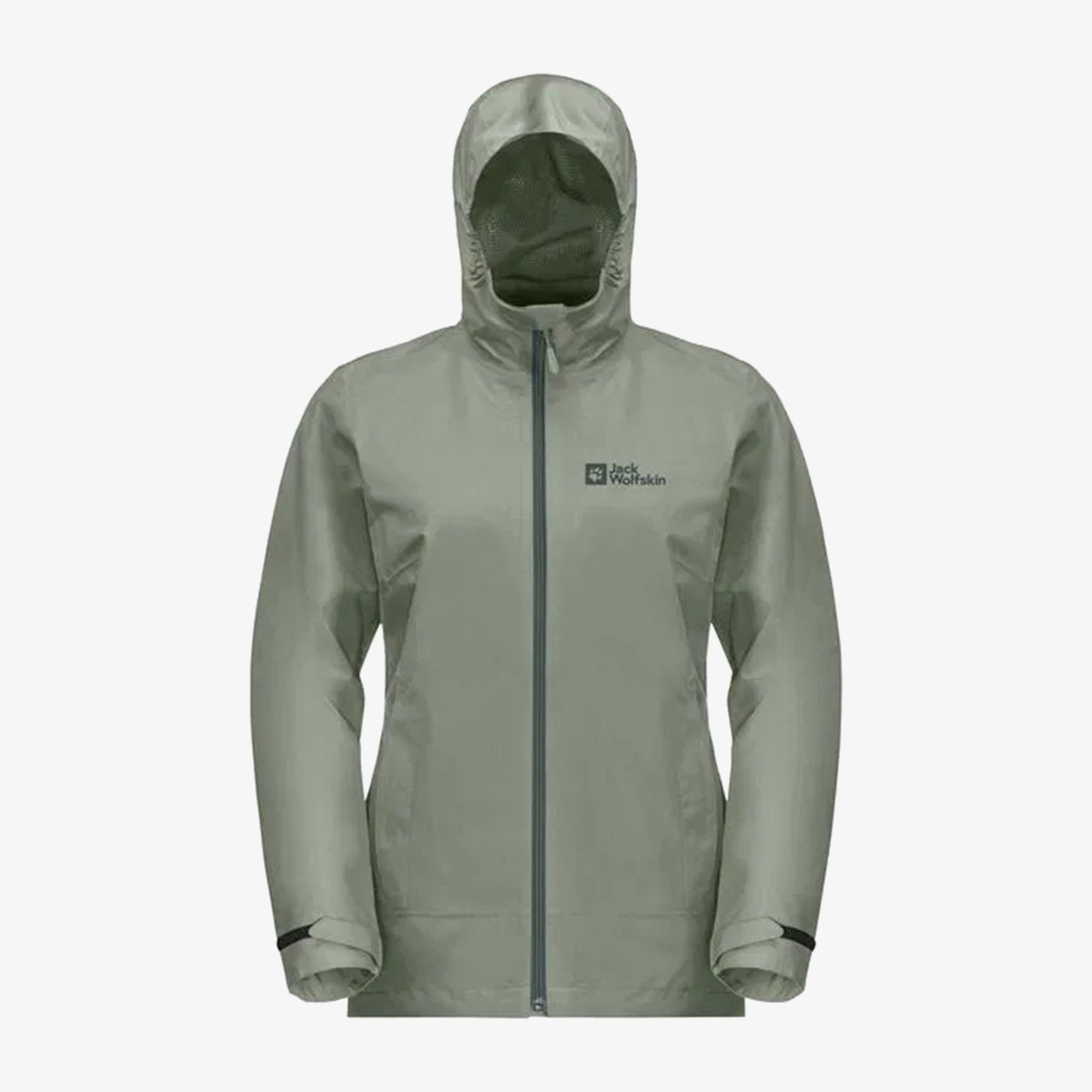 Jack Wolfskin Moonrise 3-in-1 Yeşil Kadın Ceket
