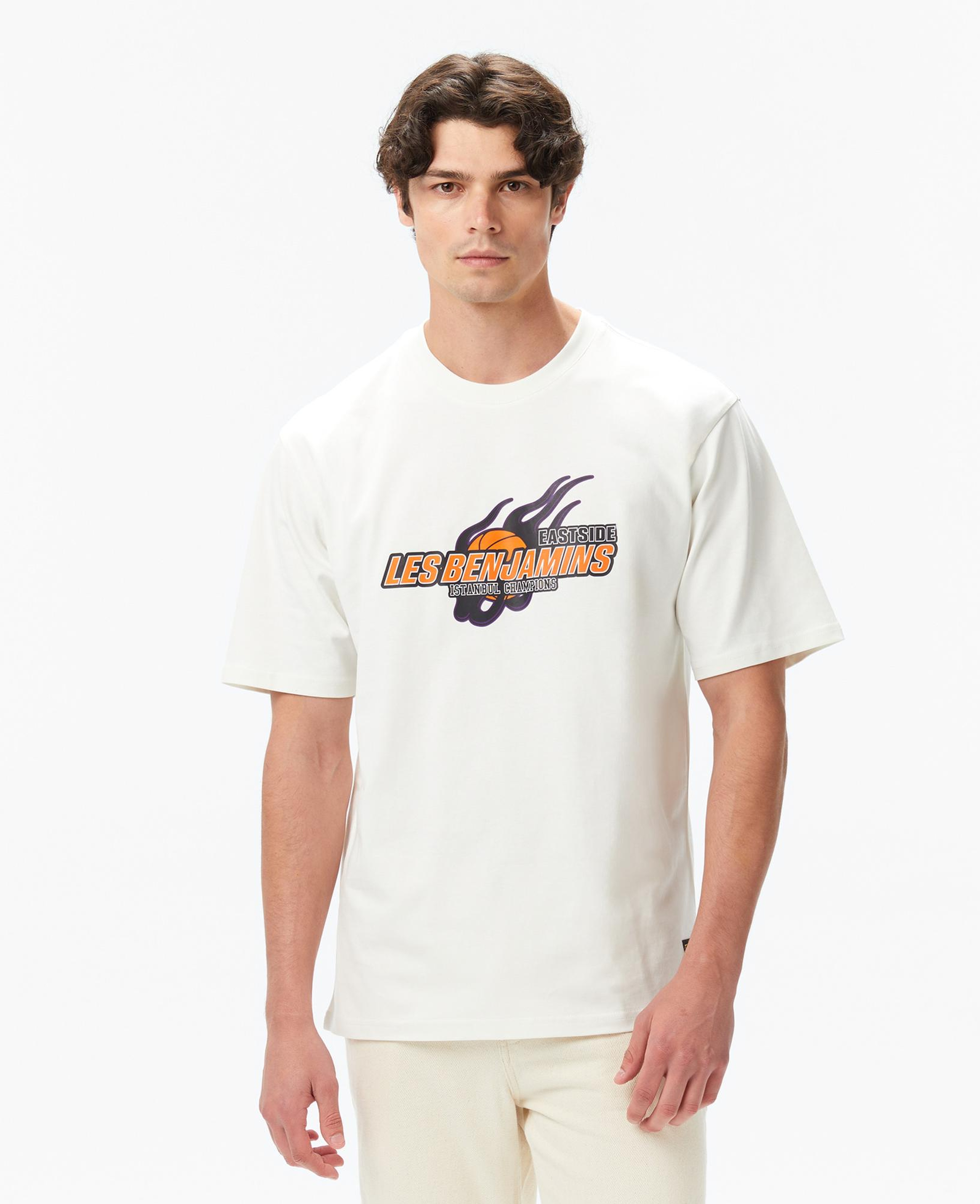 Les Benjamins Erkek Beyaz T-Shirt