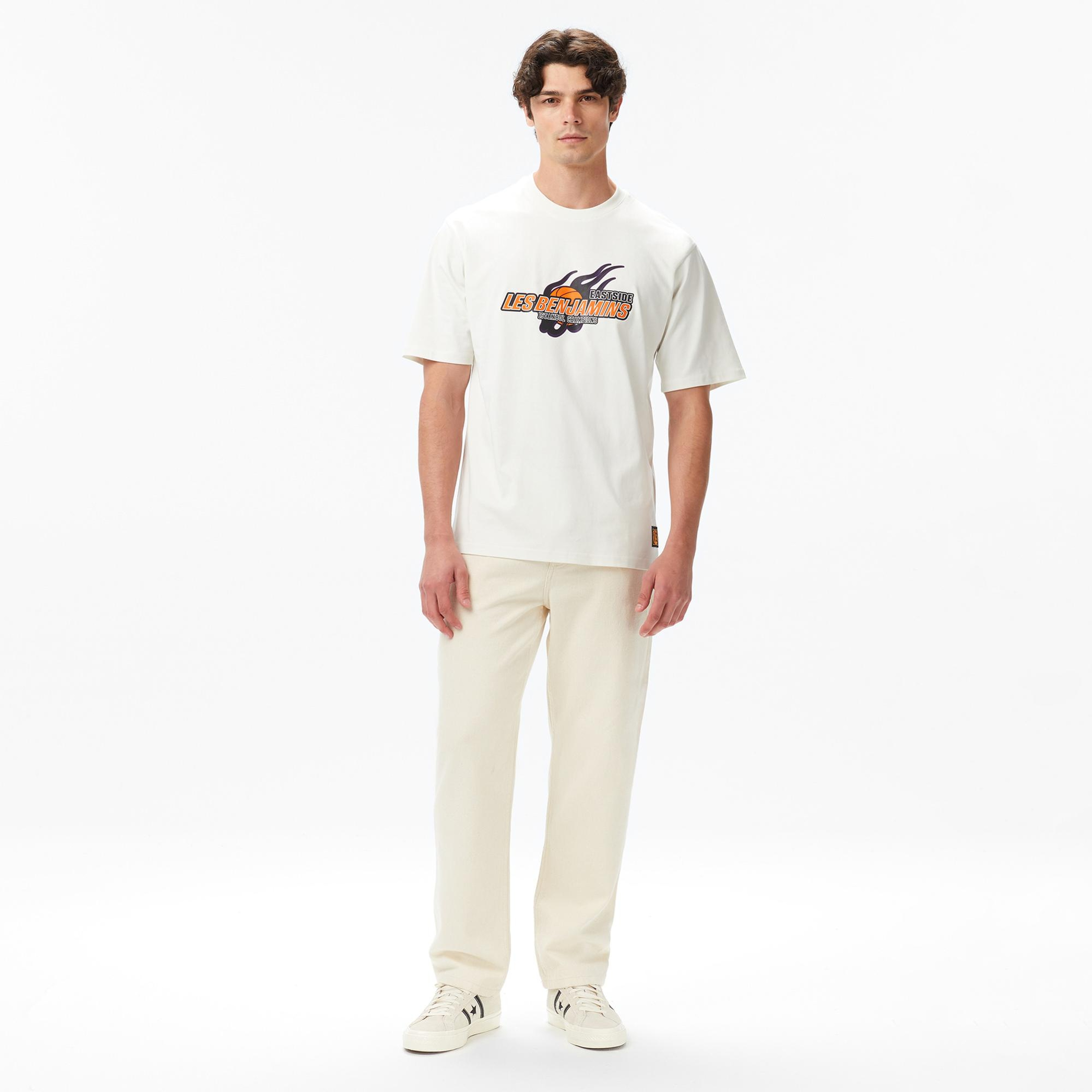 Les Benjamins Erkek Beyaz T-Shirt