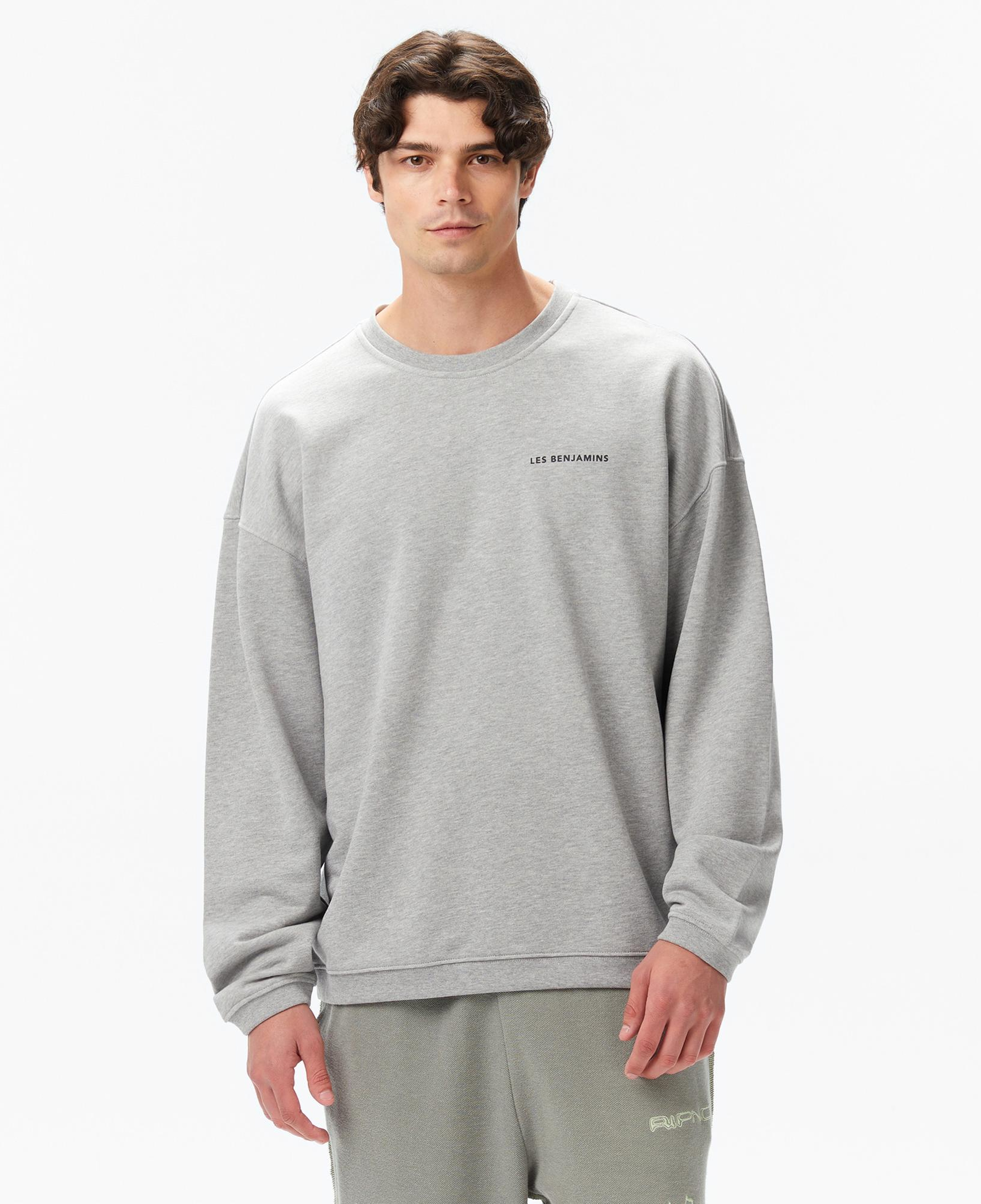 Les Benjamins Erkek Gri Sweatshirt