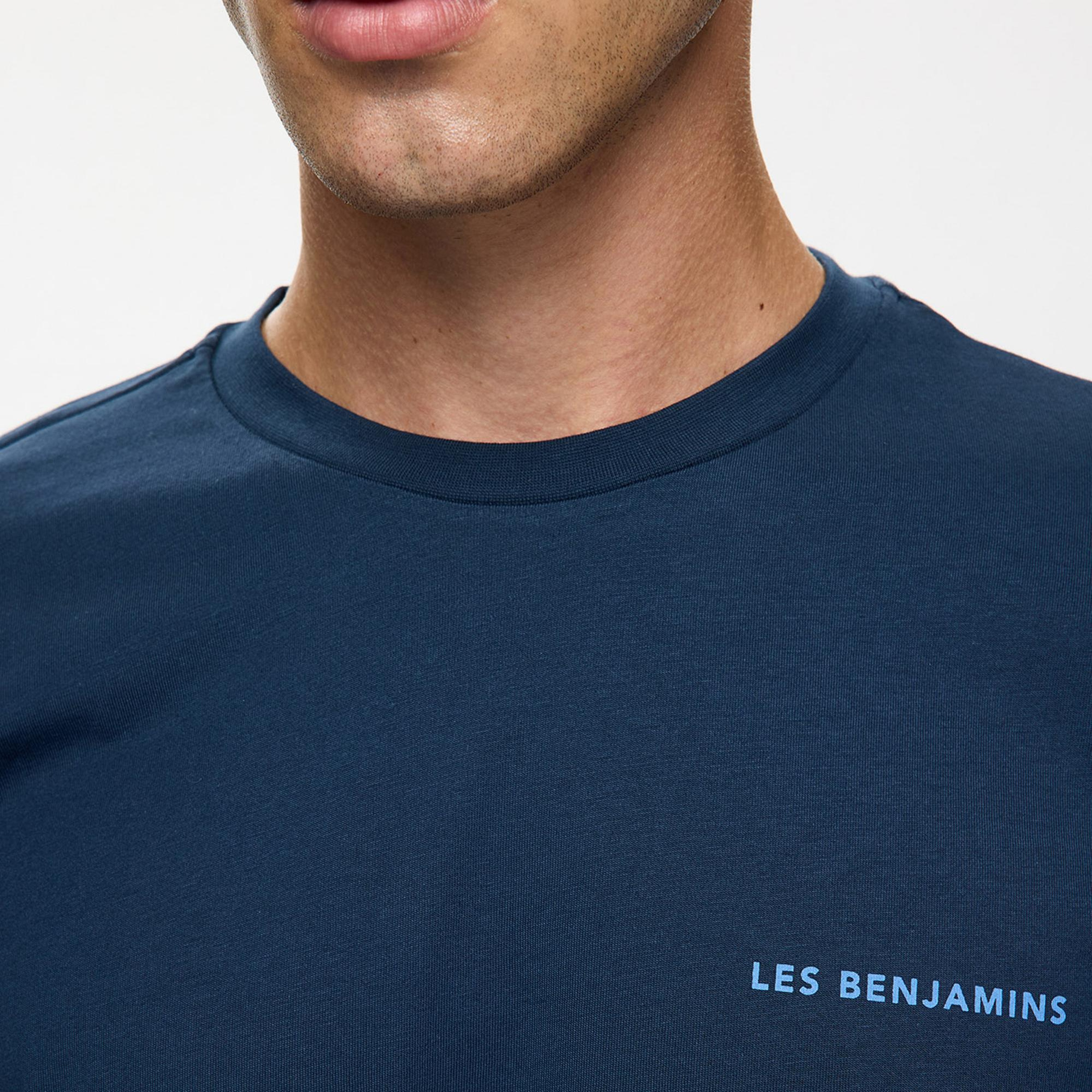 Les Benjamins Erkek Mavi T-Shirt
