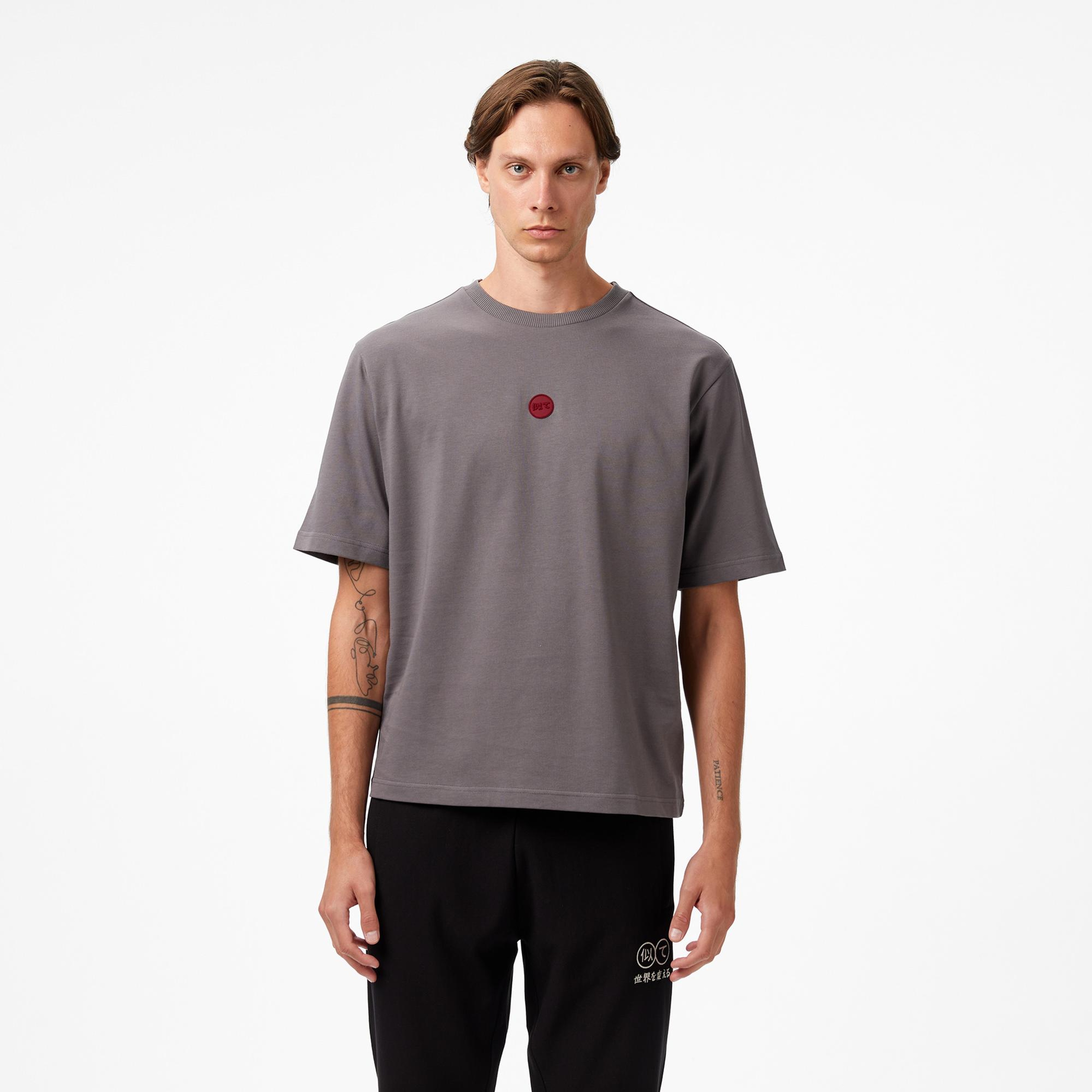 UNITED4 Classic Erkek Gri T-Shirt