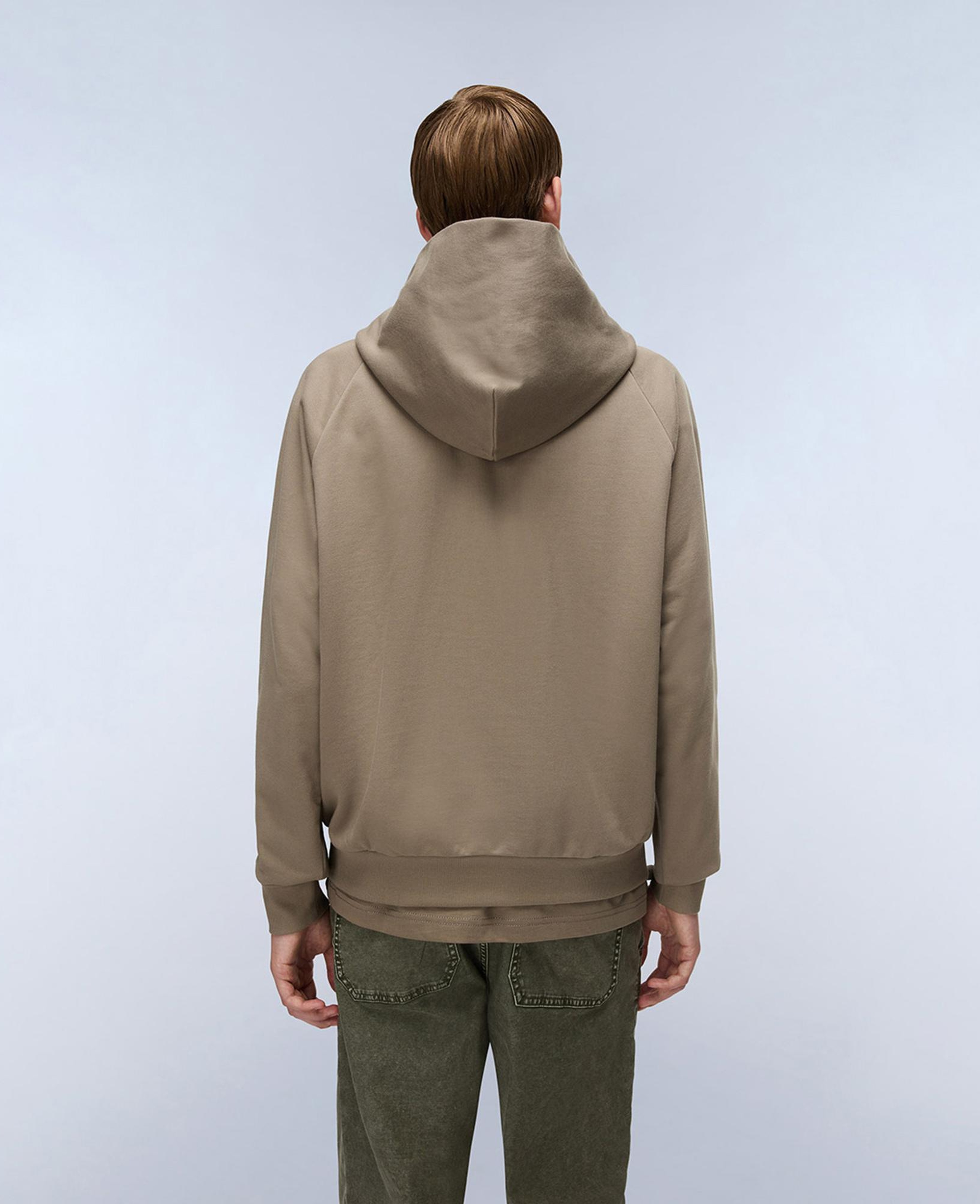 Napapijri B-Elevated Logo Erkek Kahverengi Sweatshirt