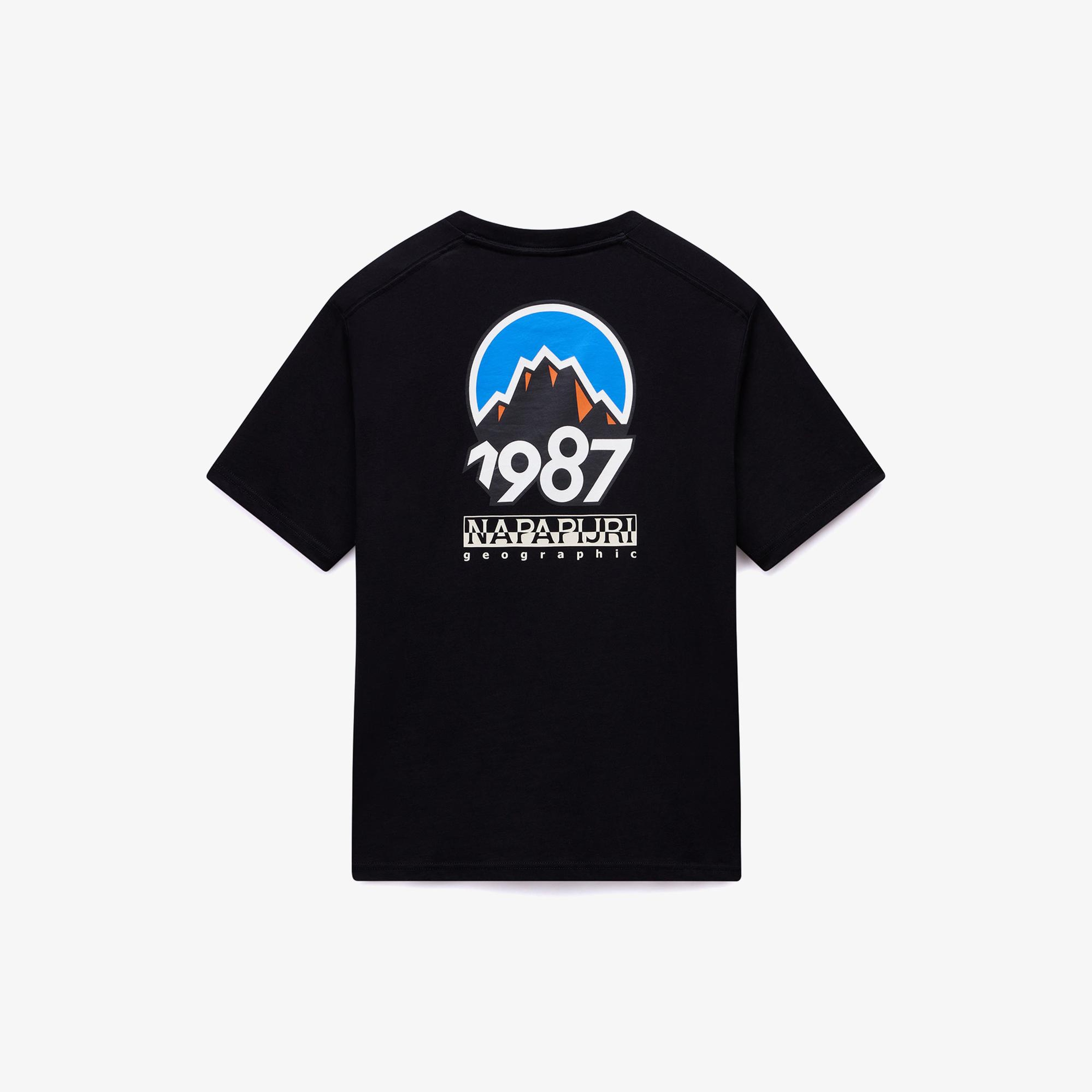 Napapijri S-Montepiana Erkek Siyah T-Shirt