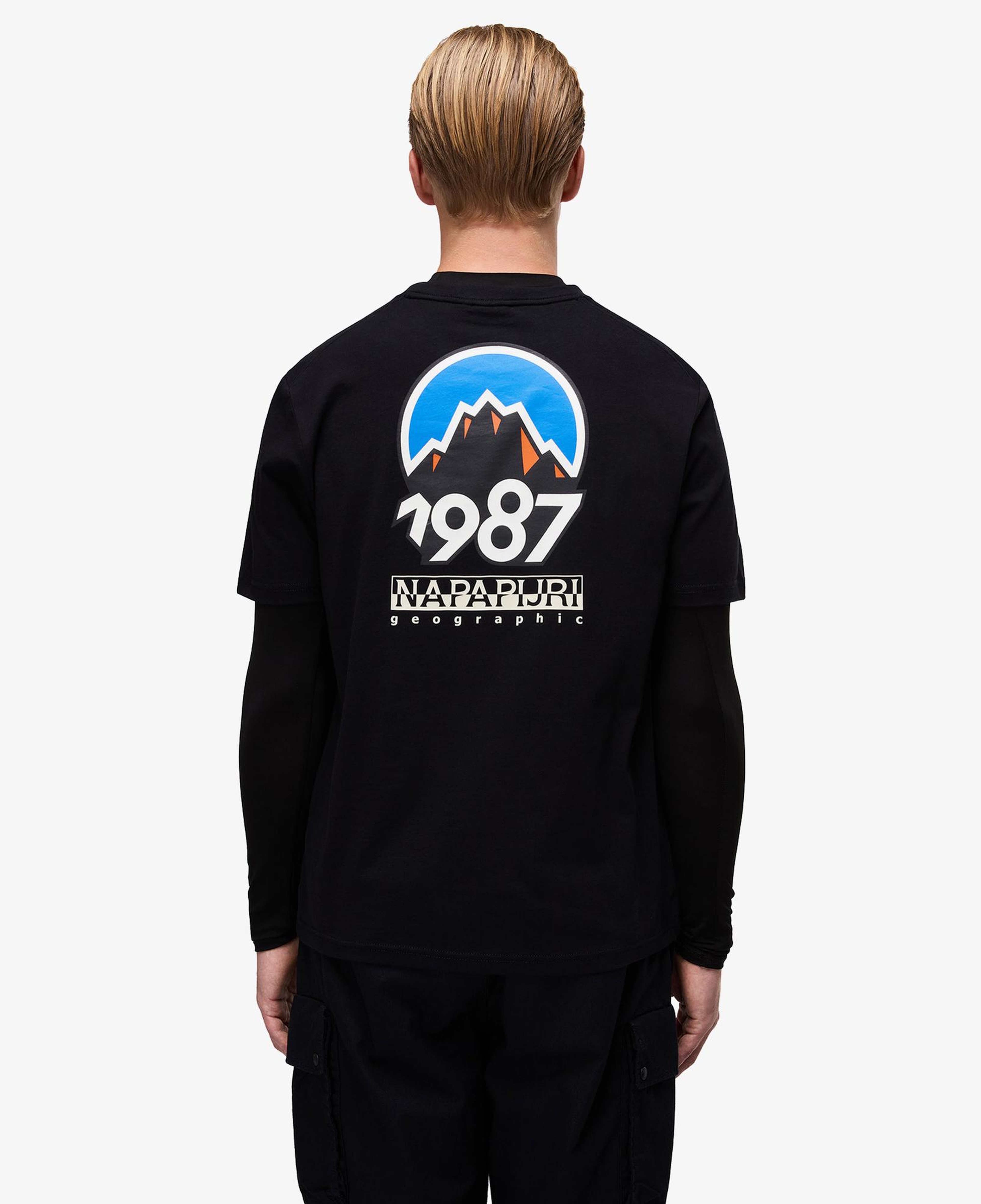 Napapijri S-Montepiana Erkek Siyah T-Shirt