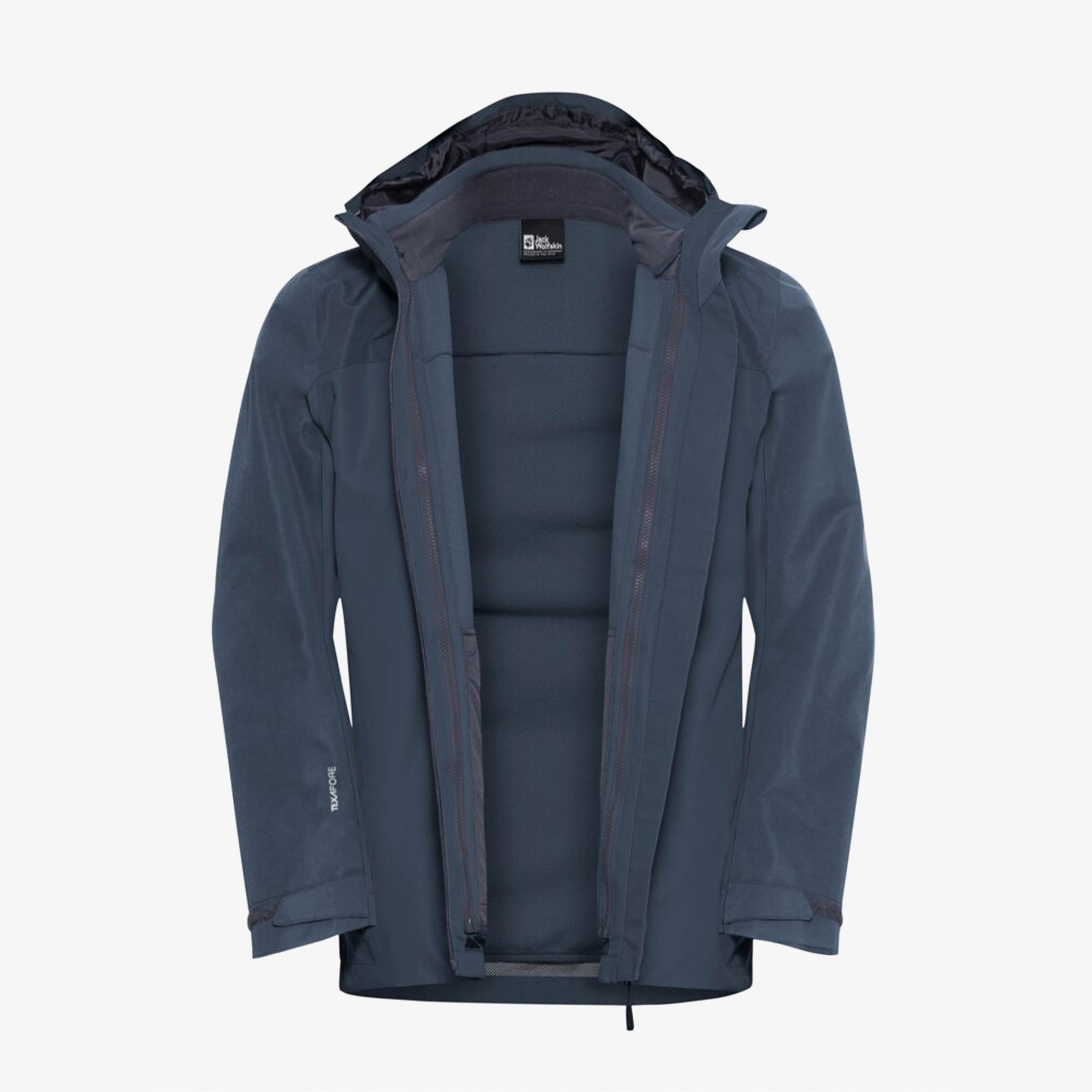 Jack Wolfskin Taubenberg 3In1 Lacivert Erkek Ceket