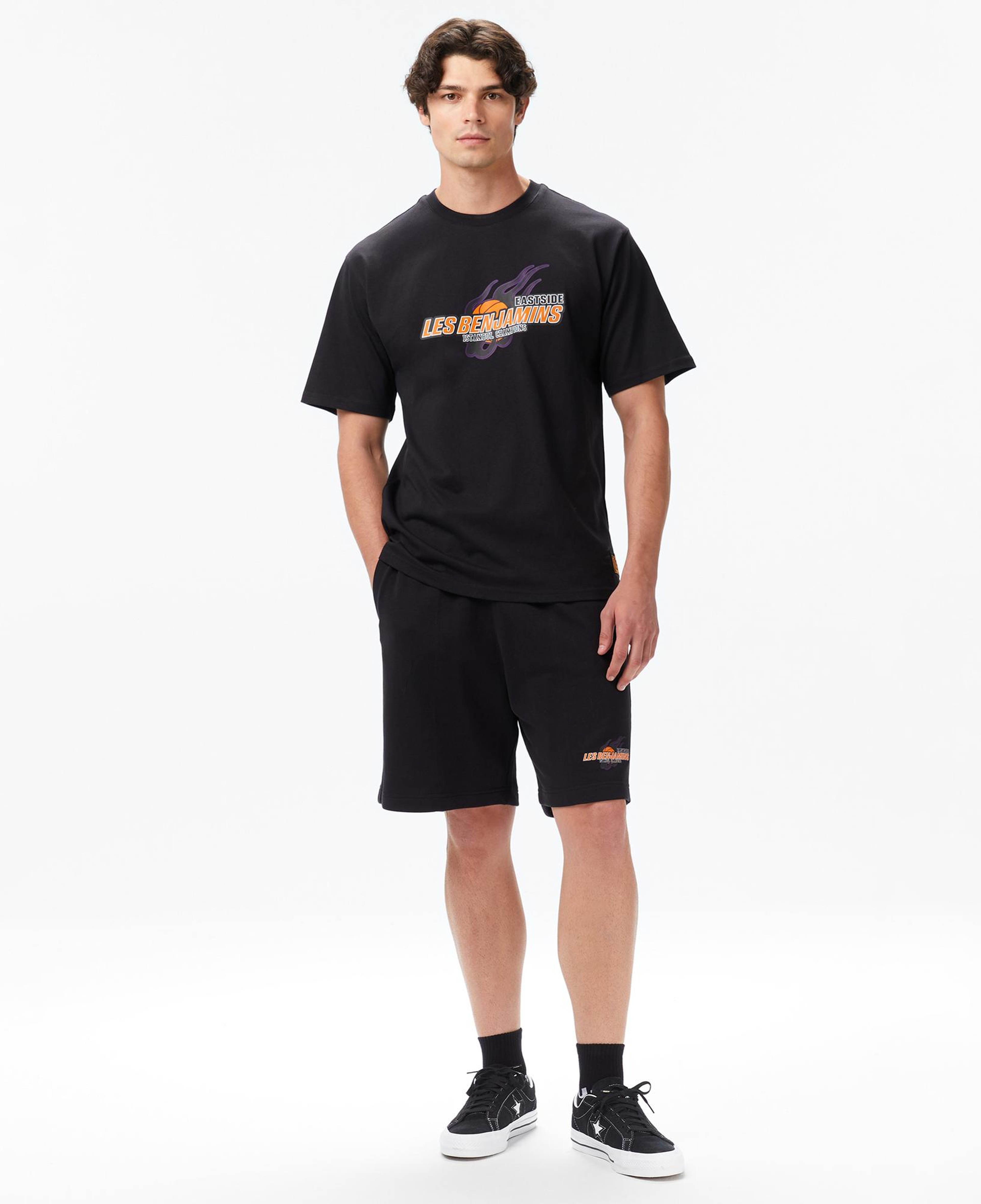 Les Benjamins Erkek Siyah T-Shirt