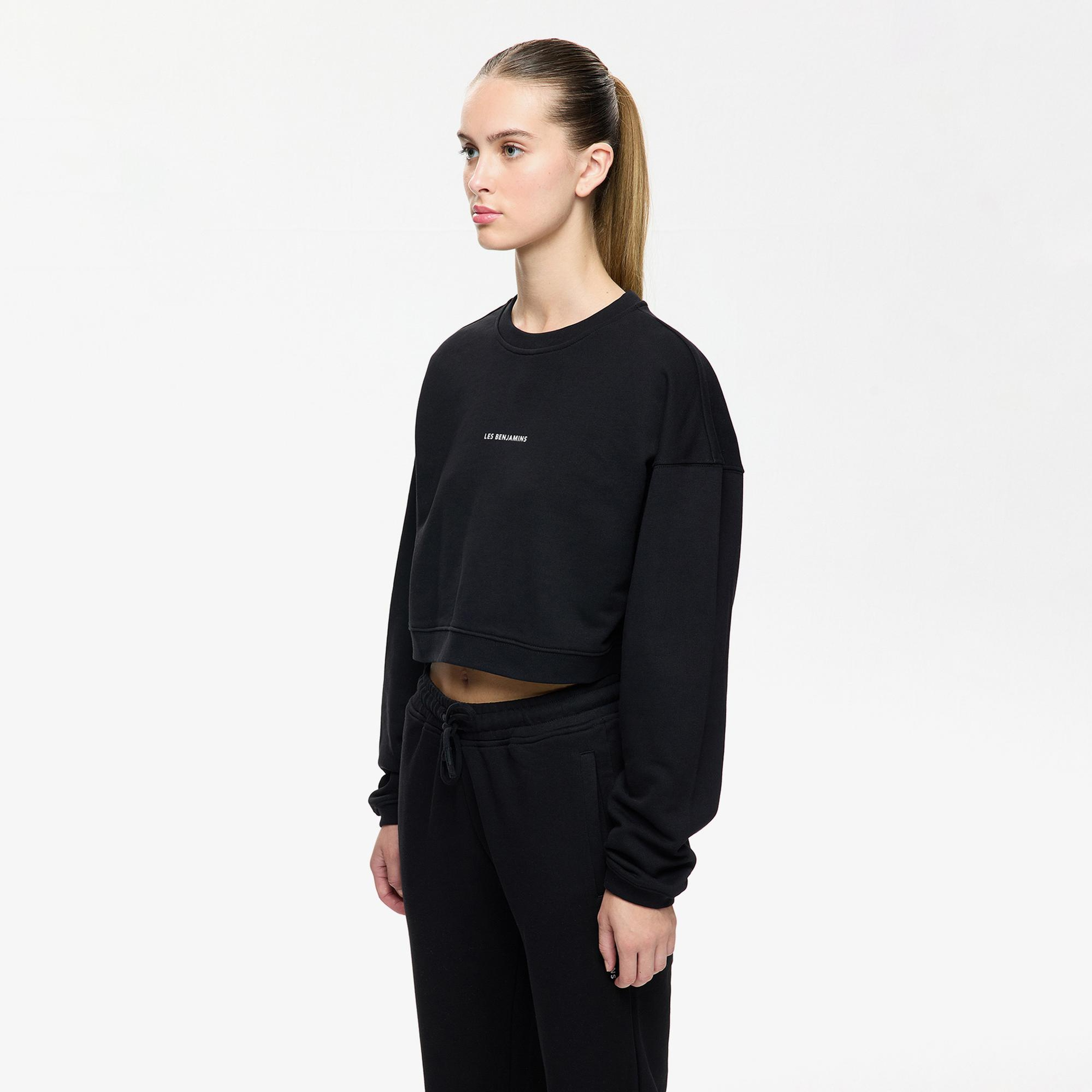 Les Benjamins Kadın Siyah Sweatshirt