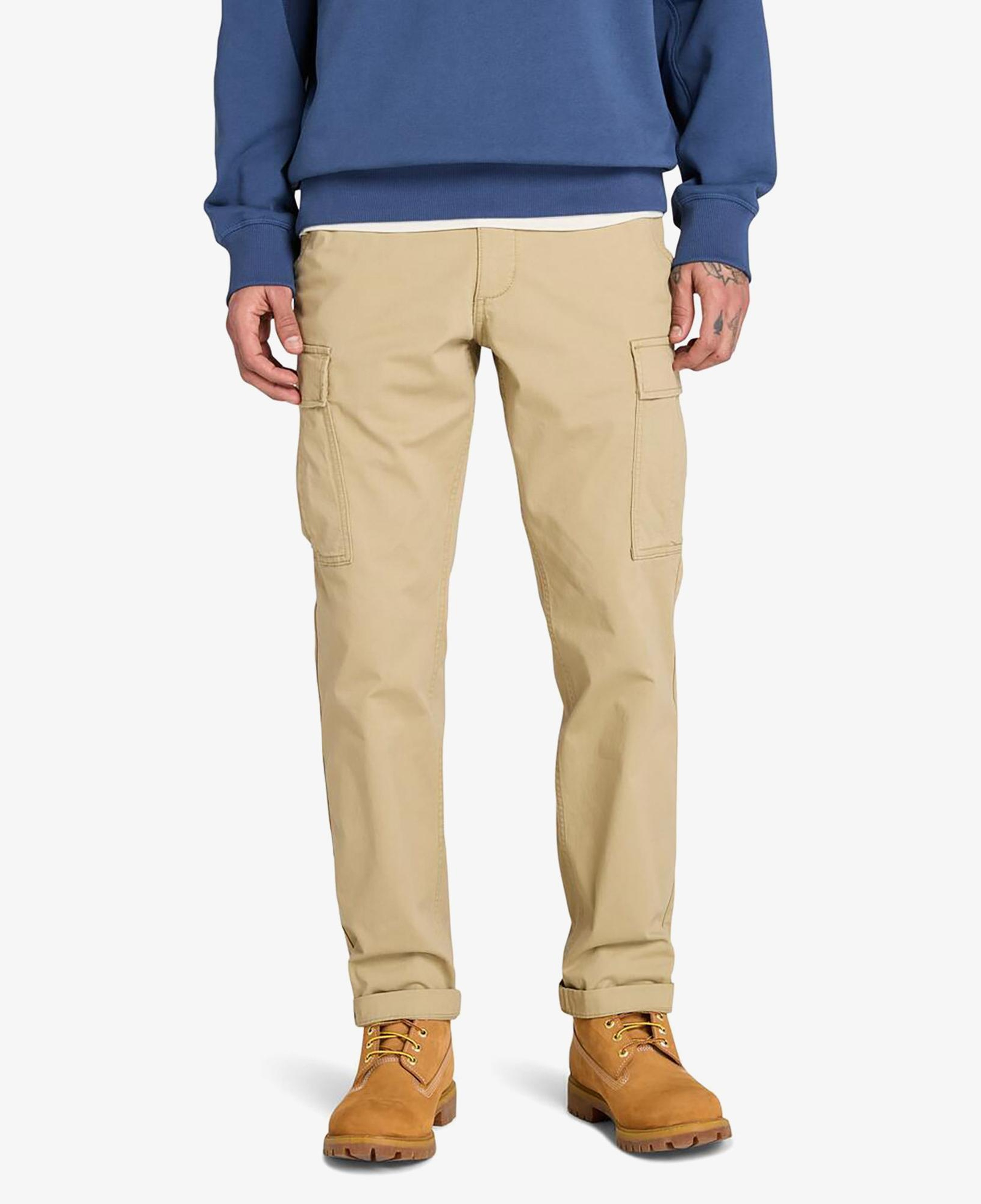 Timberland Brooklıne Twill Erkek Sarı Cargo Pantolon