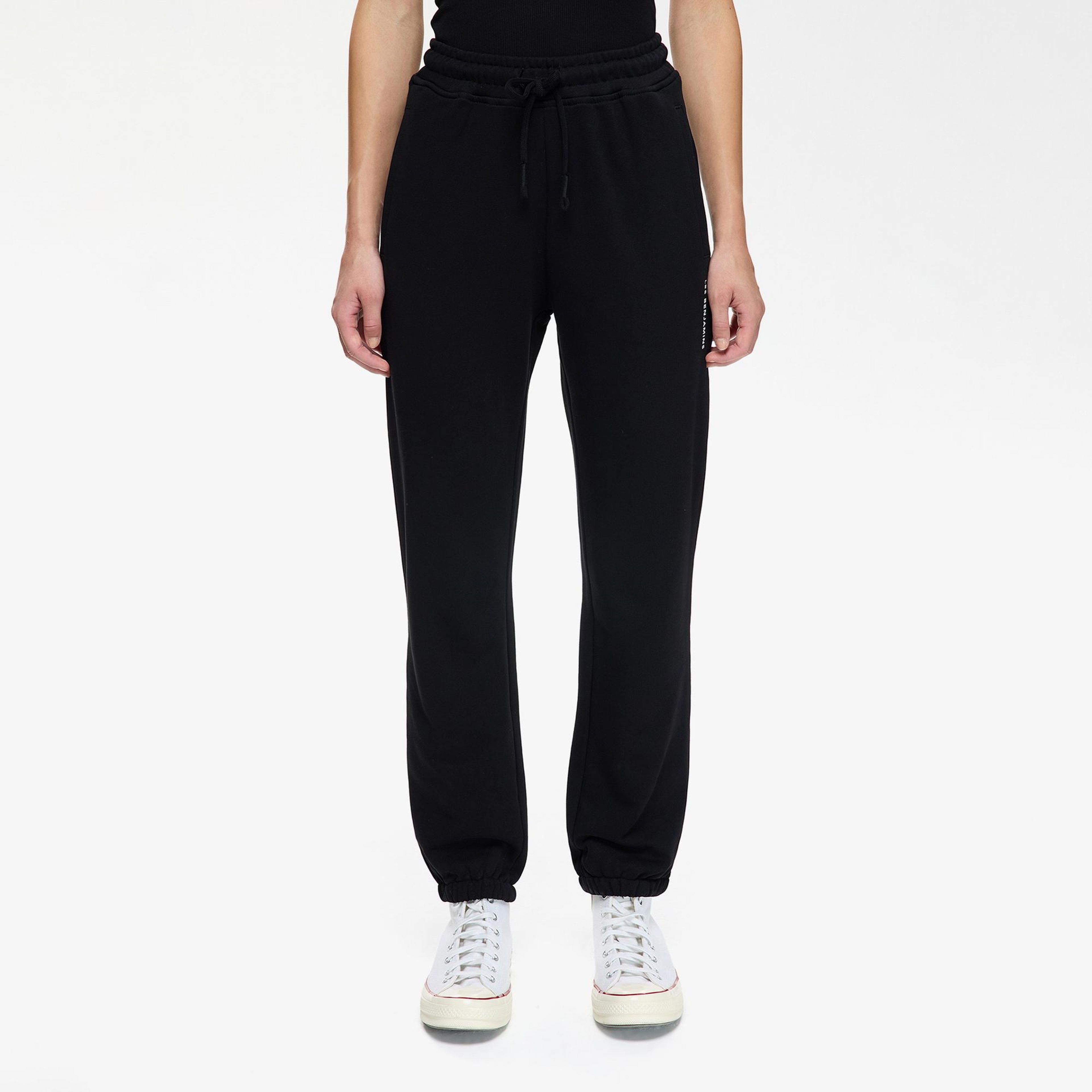 Les Benjamins Kadın Siyah Eşofman Altı