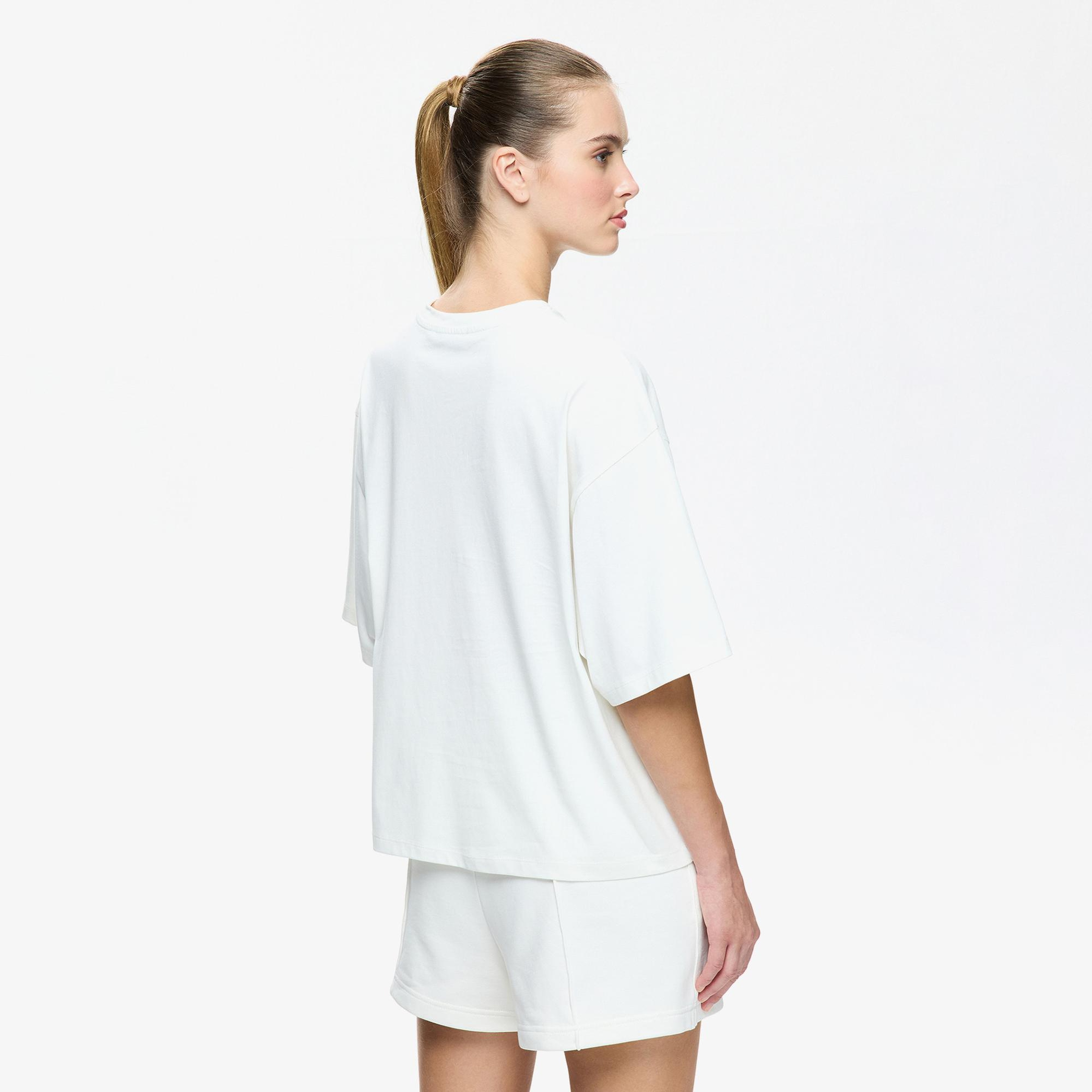 Les Benjamins Kadın Beyaz T-Shirt