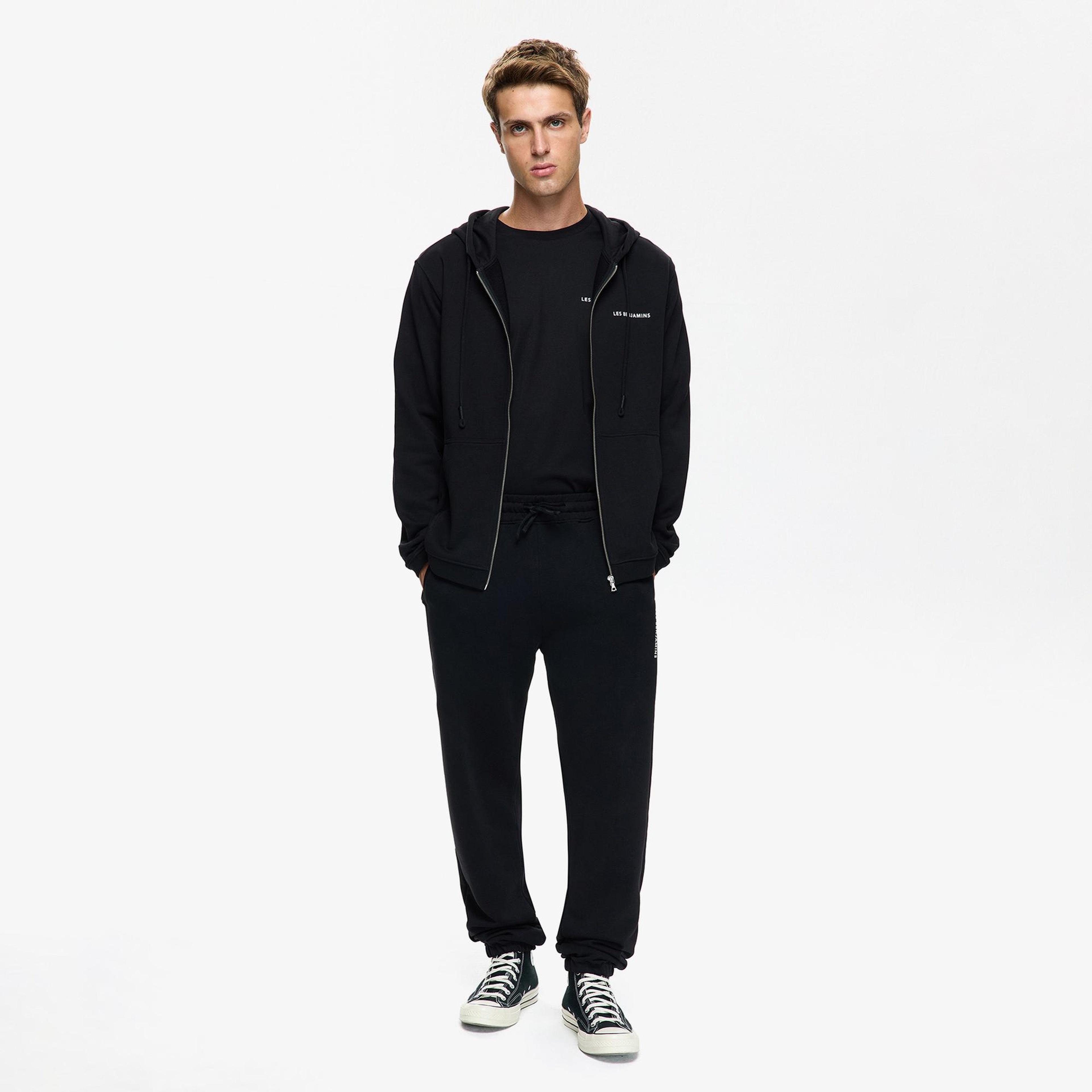 Les Benjamins Erkek Siyah Eşofman Altı