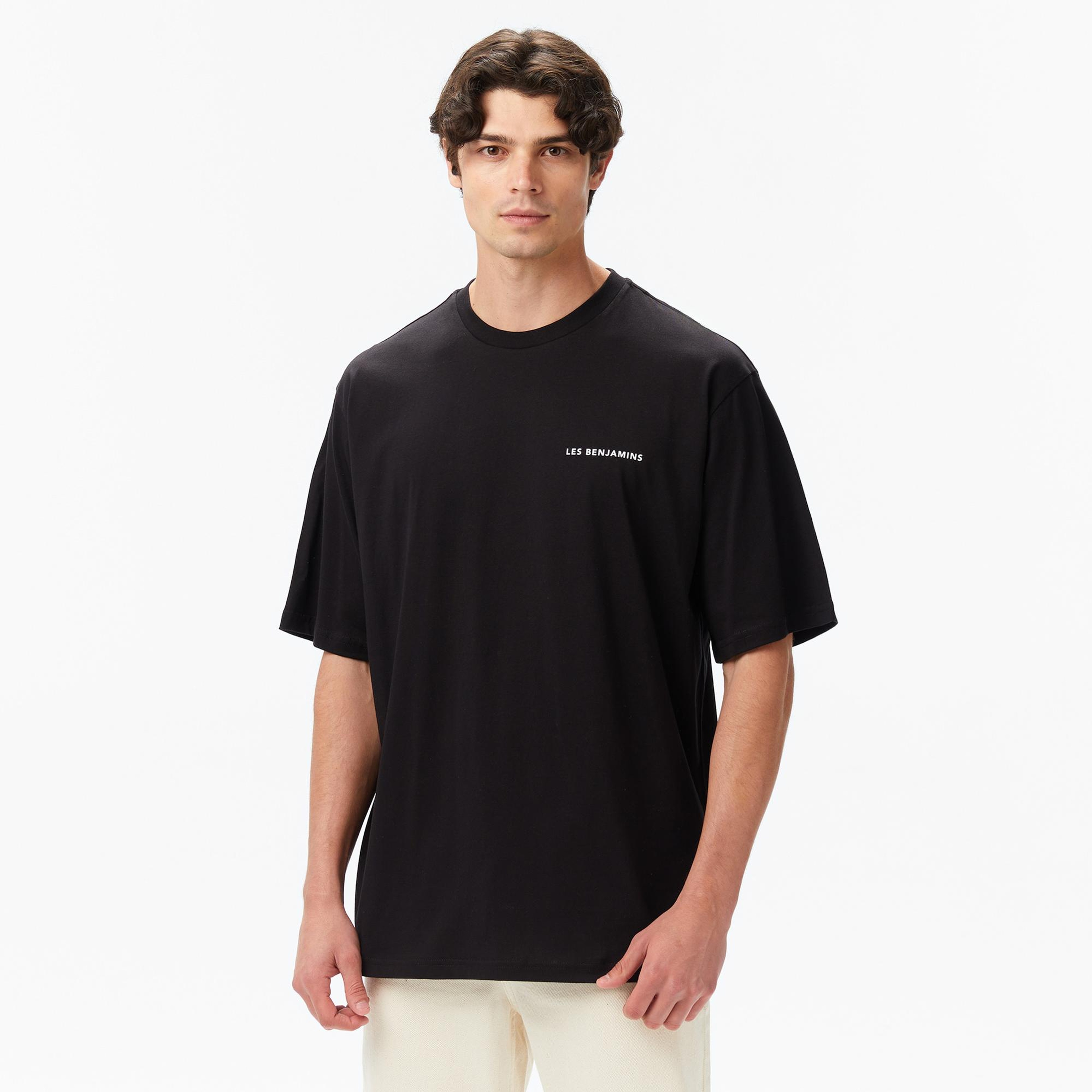 Les Benjamins Erkek Siyah T-Shirt