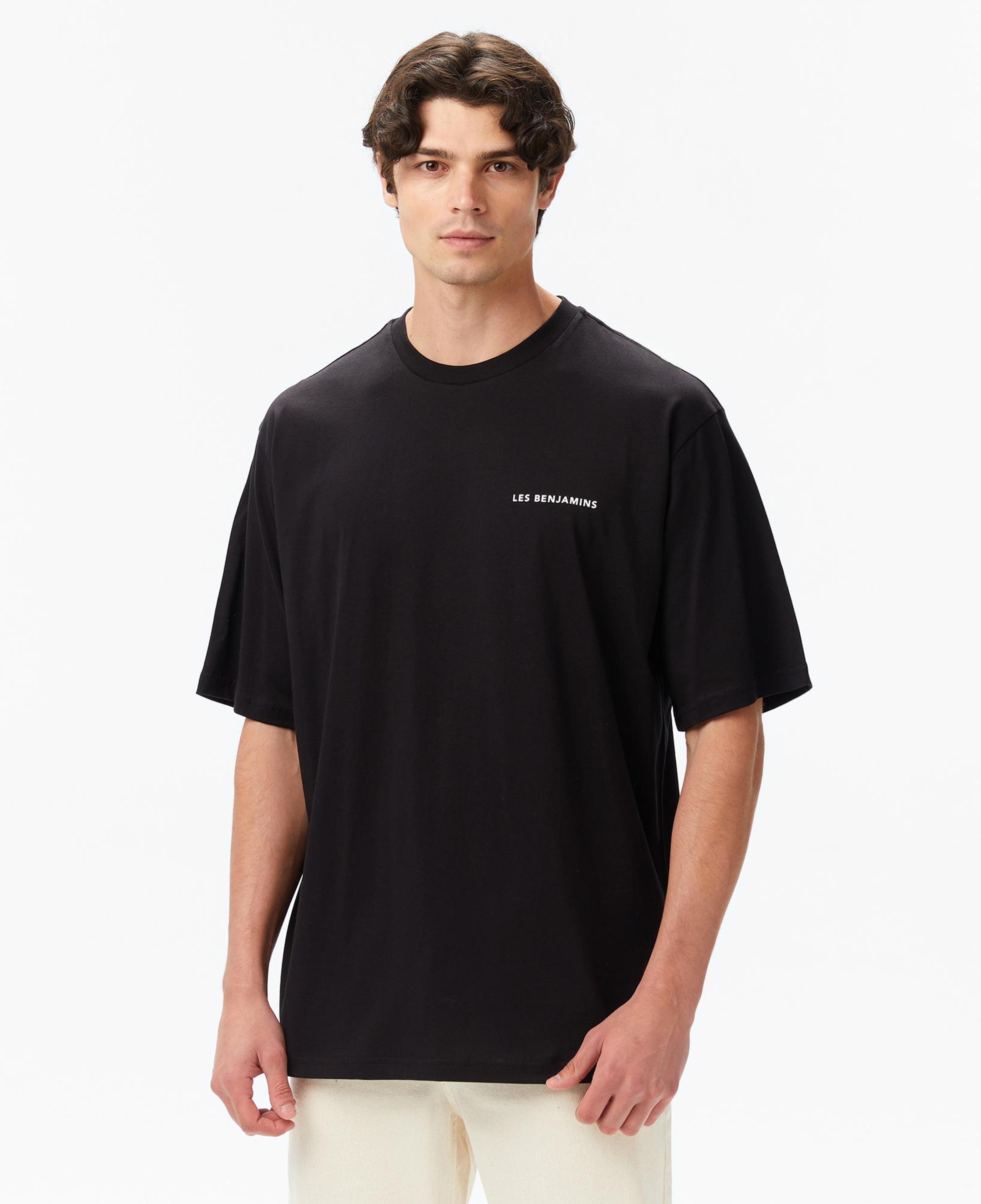 Les Benjamins Erkek Siyah T-Shirt