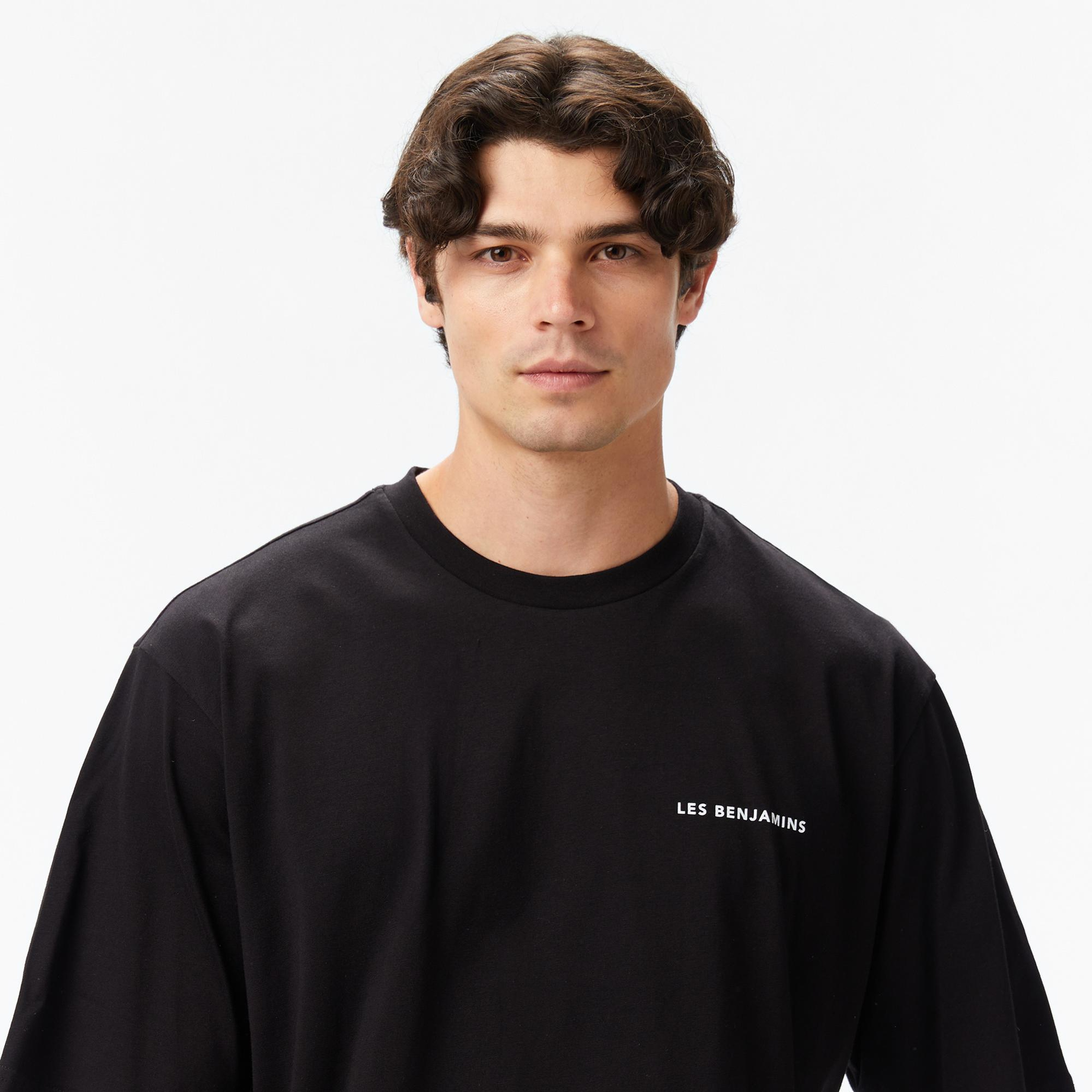 Les Benjamins Erkek Siyah T-Shirt