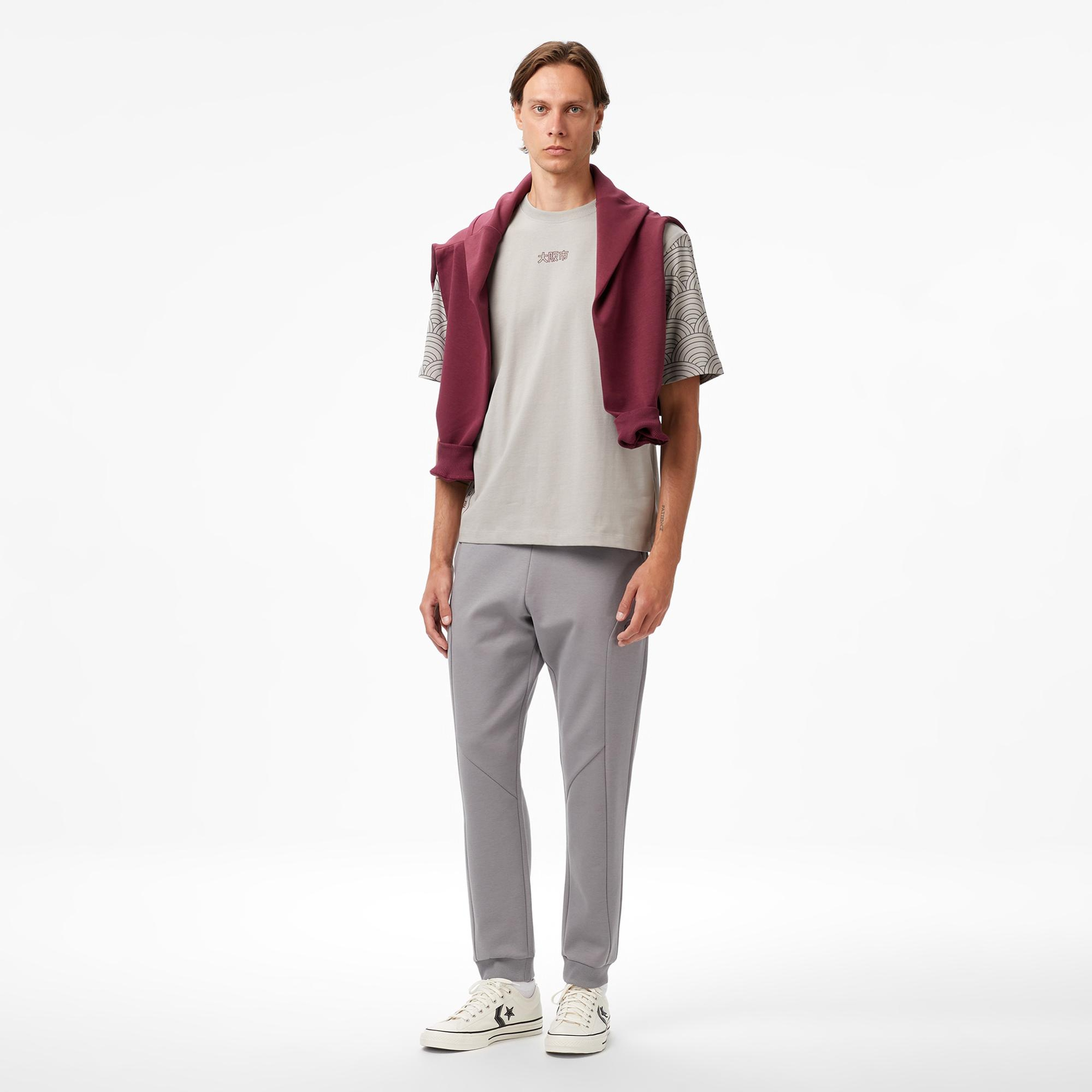 UNITED4 Erkek Gri T-Shirt