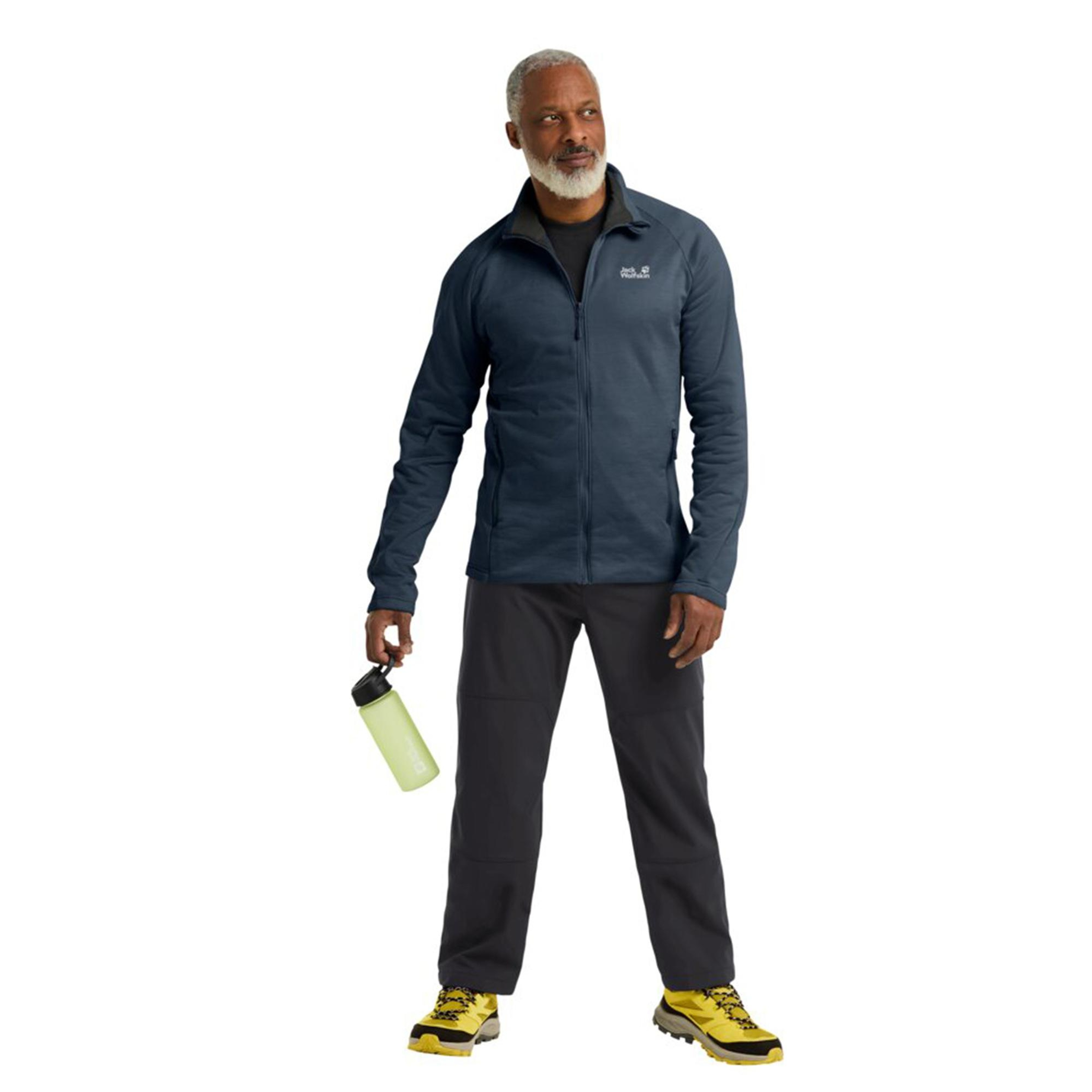 Jack Wolfskin Peak District Fermuarlı Erkek Lacivert Ceket