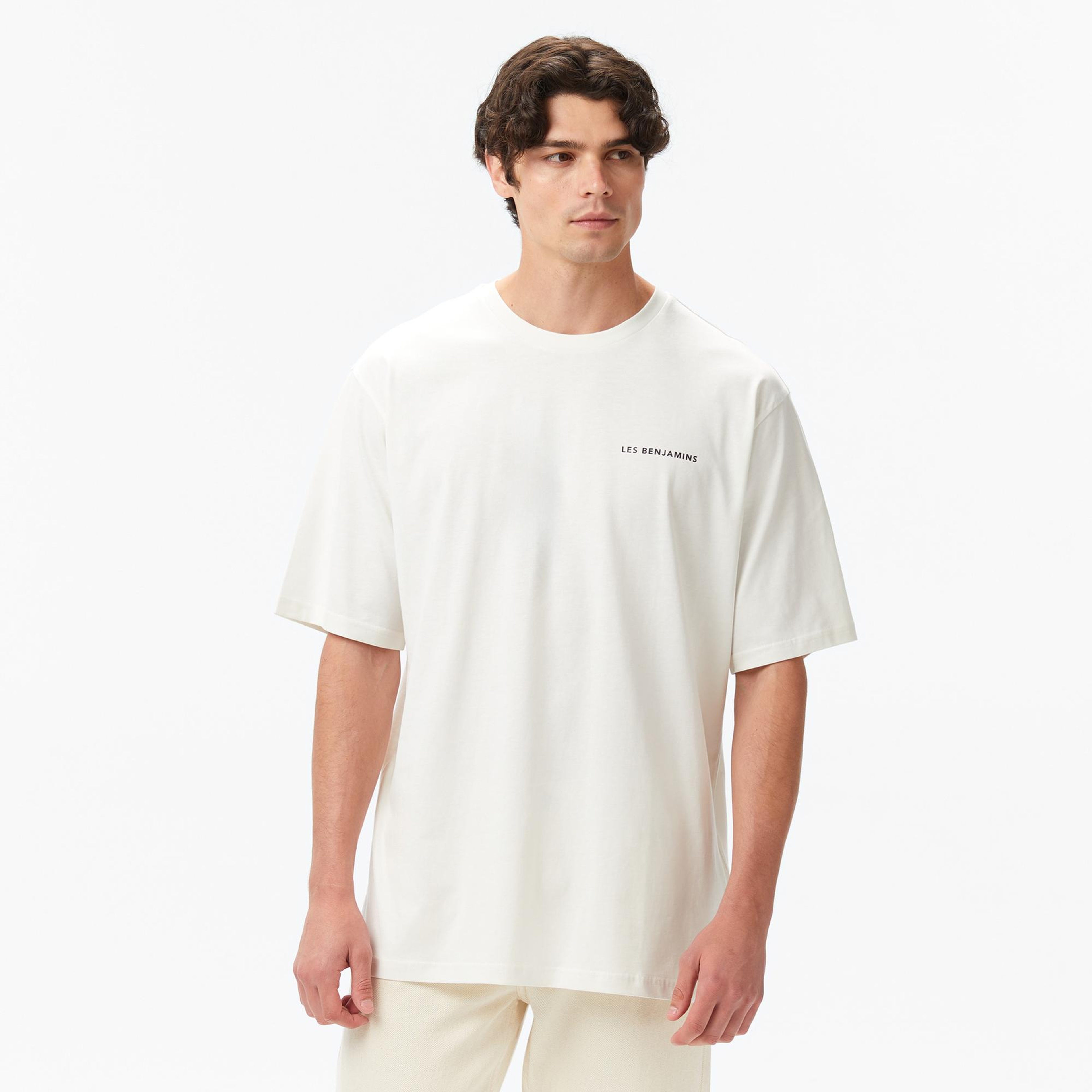 Les Benjamins Erkek Beyaz T-Shirt