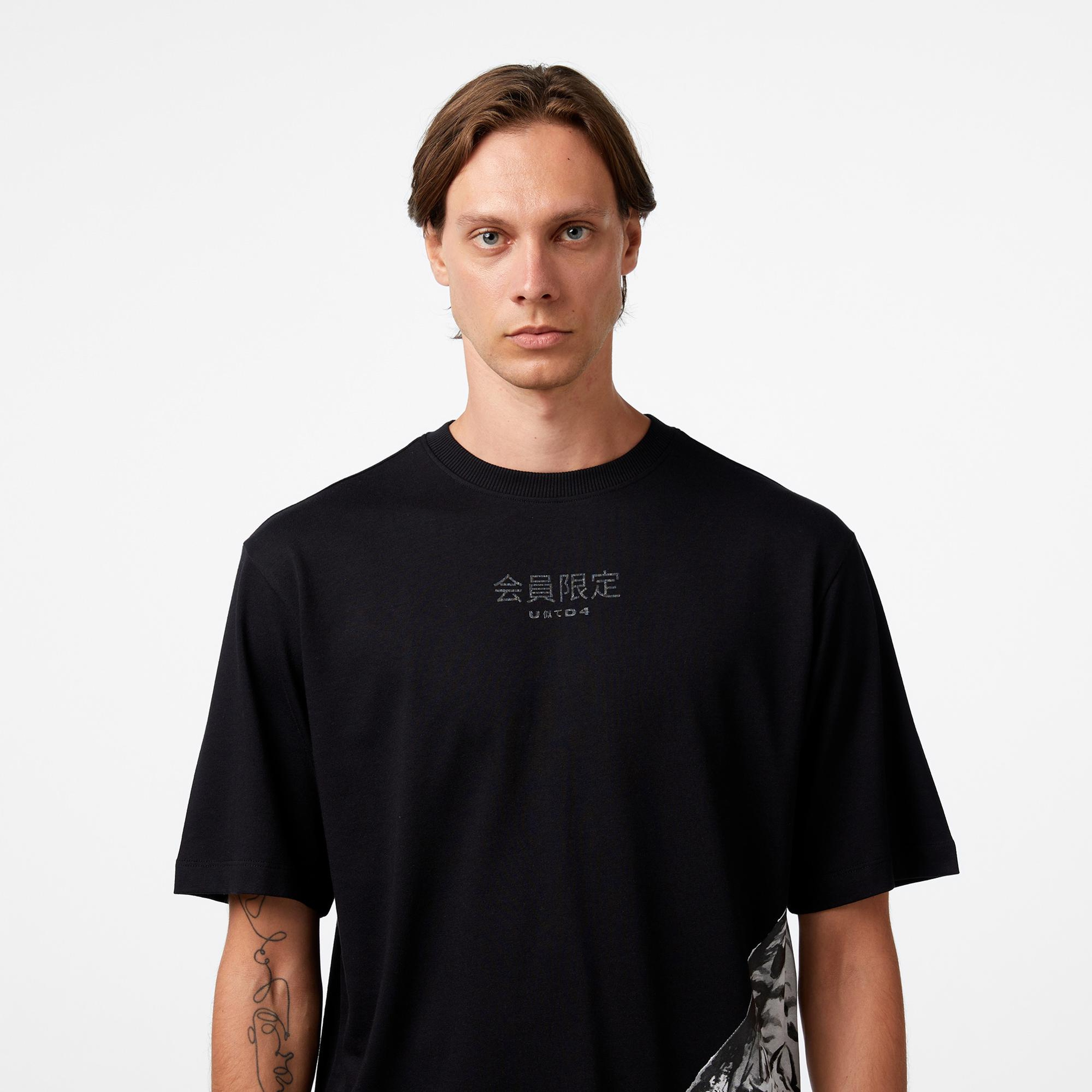 United4 Classic Erkek Siyah T-Shirt