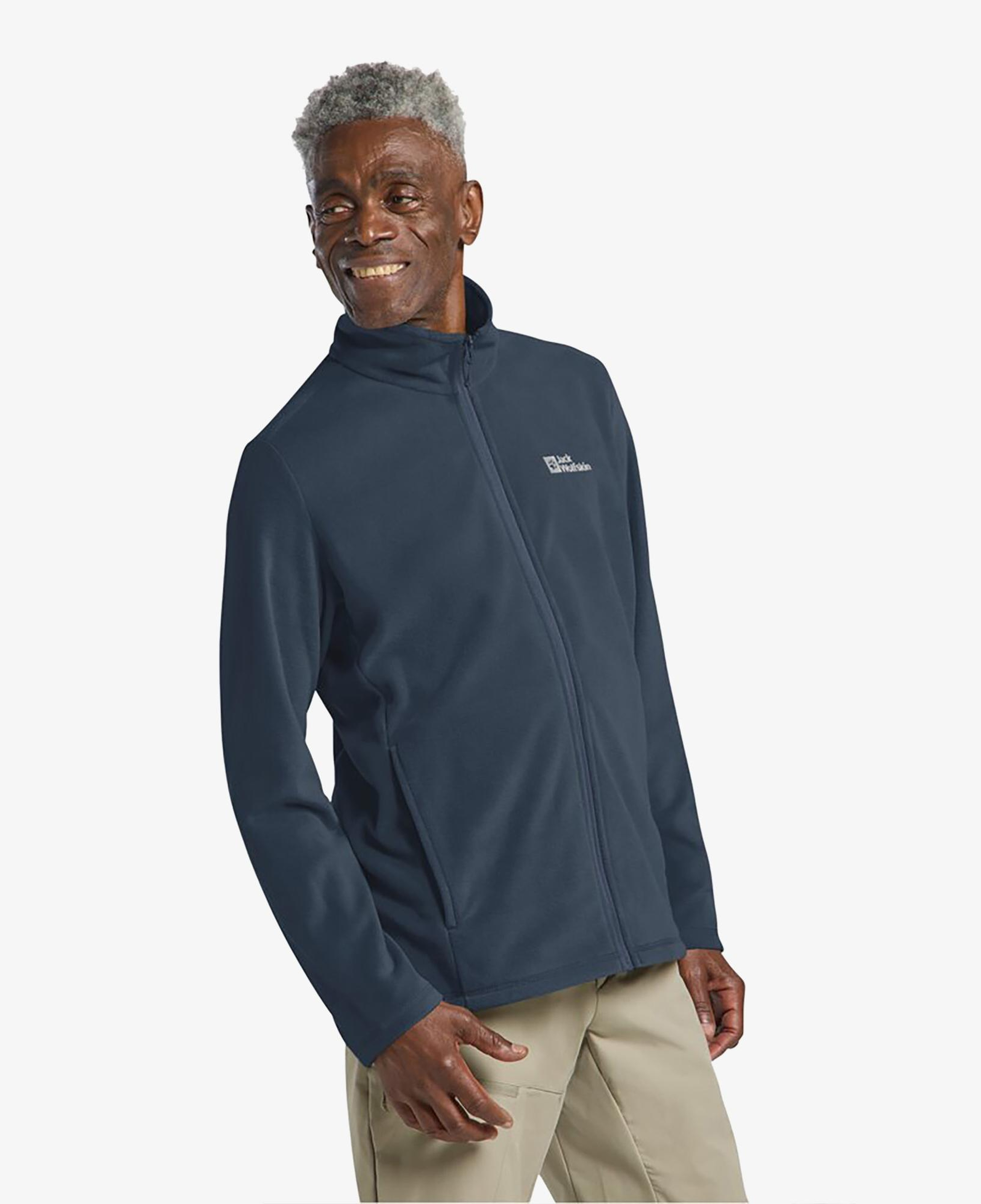 Jack Wolfskin Taunus Full Zipped Erkek Lacivert Ceket