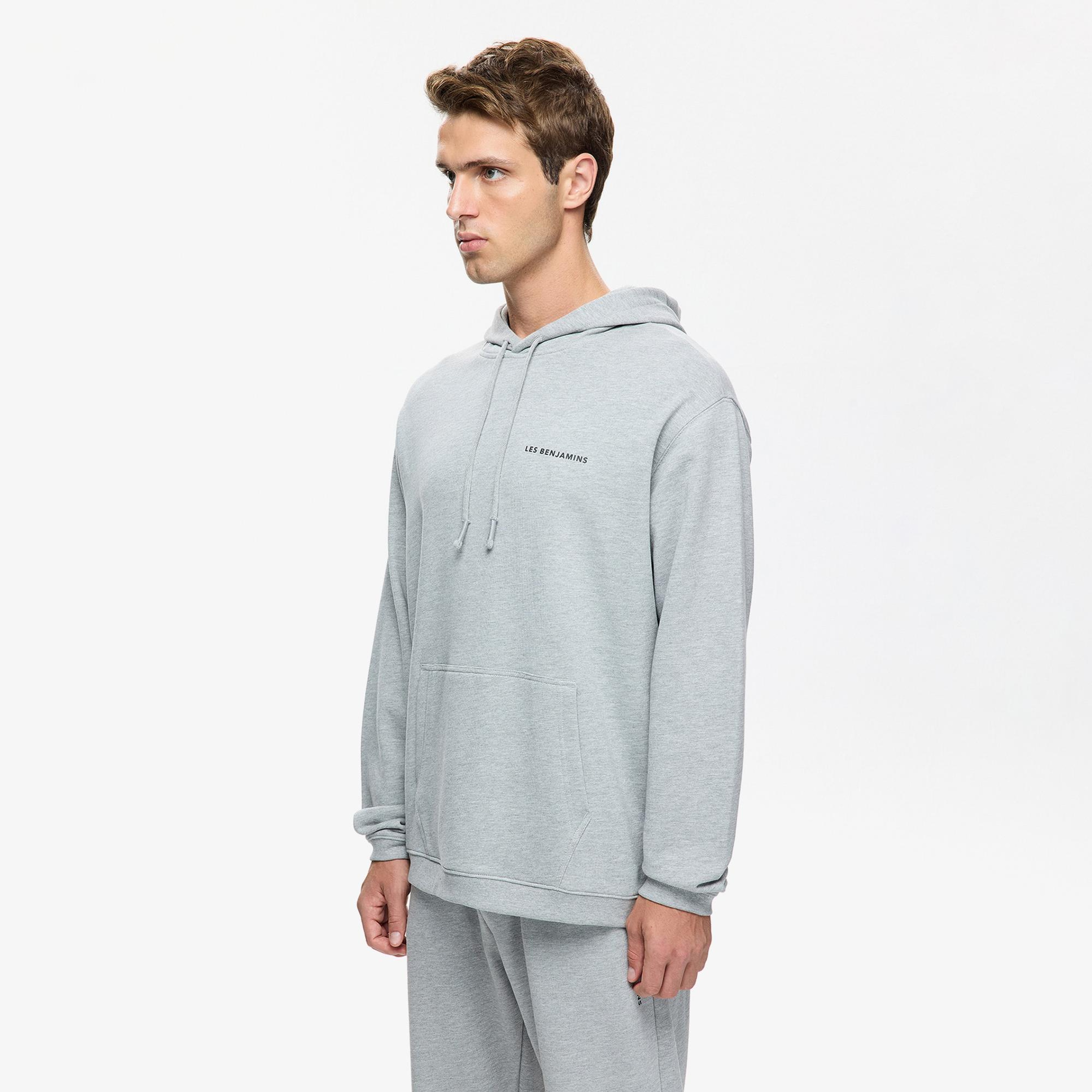 Les Benjamins Erkek Gri Sweatshirt