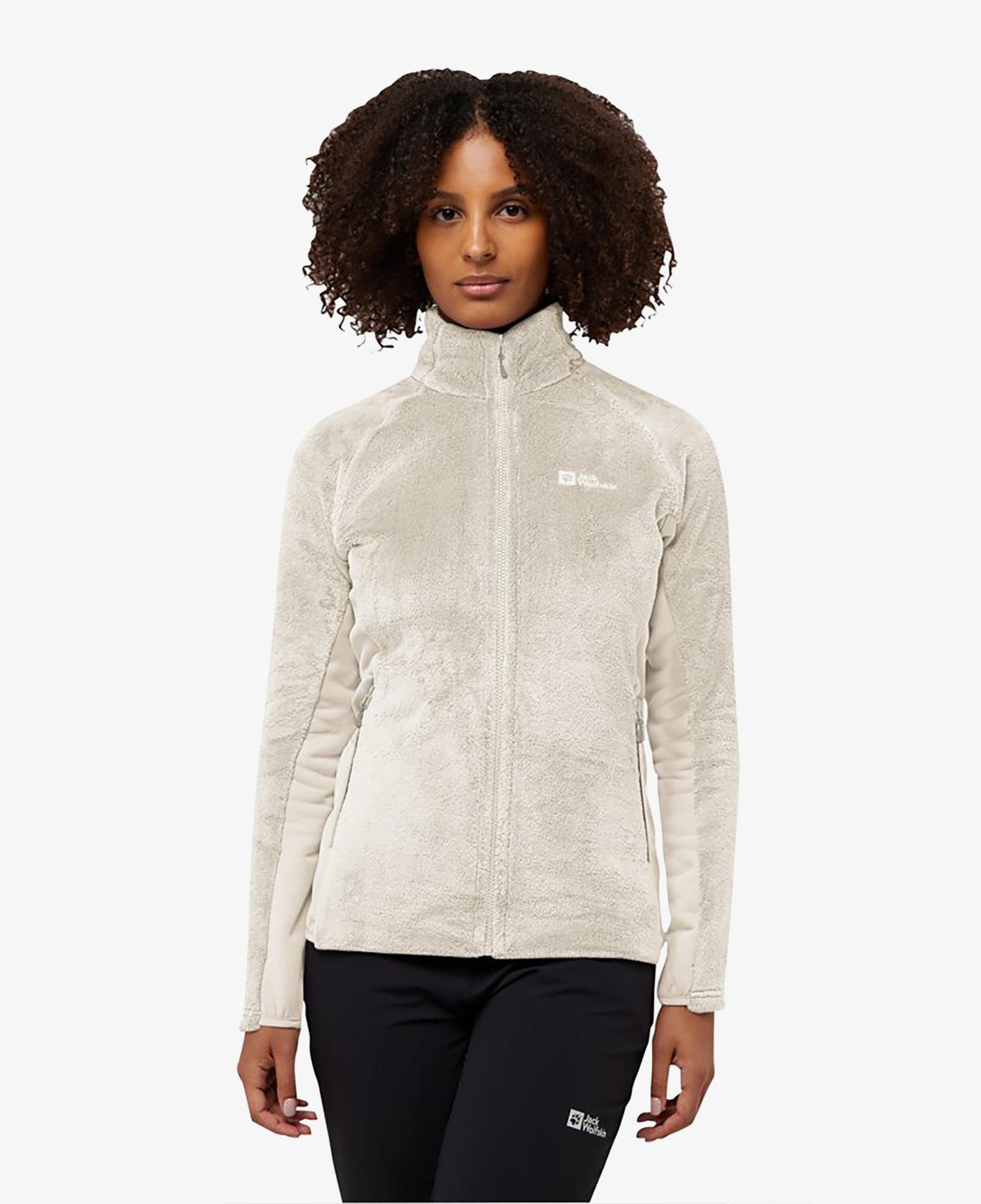 Jack Wolfskin Rotwand Full Zipped Kadın Krem Ceket