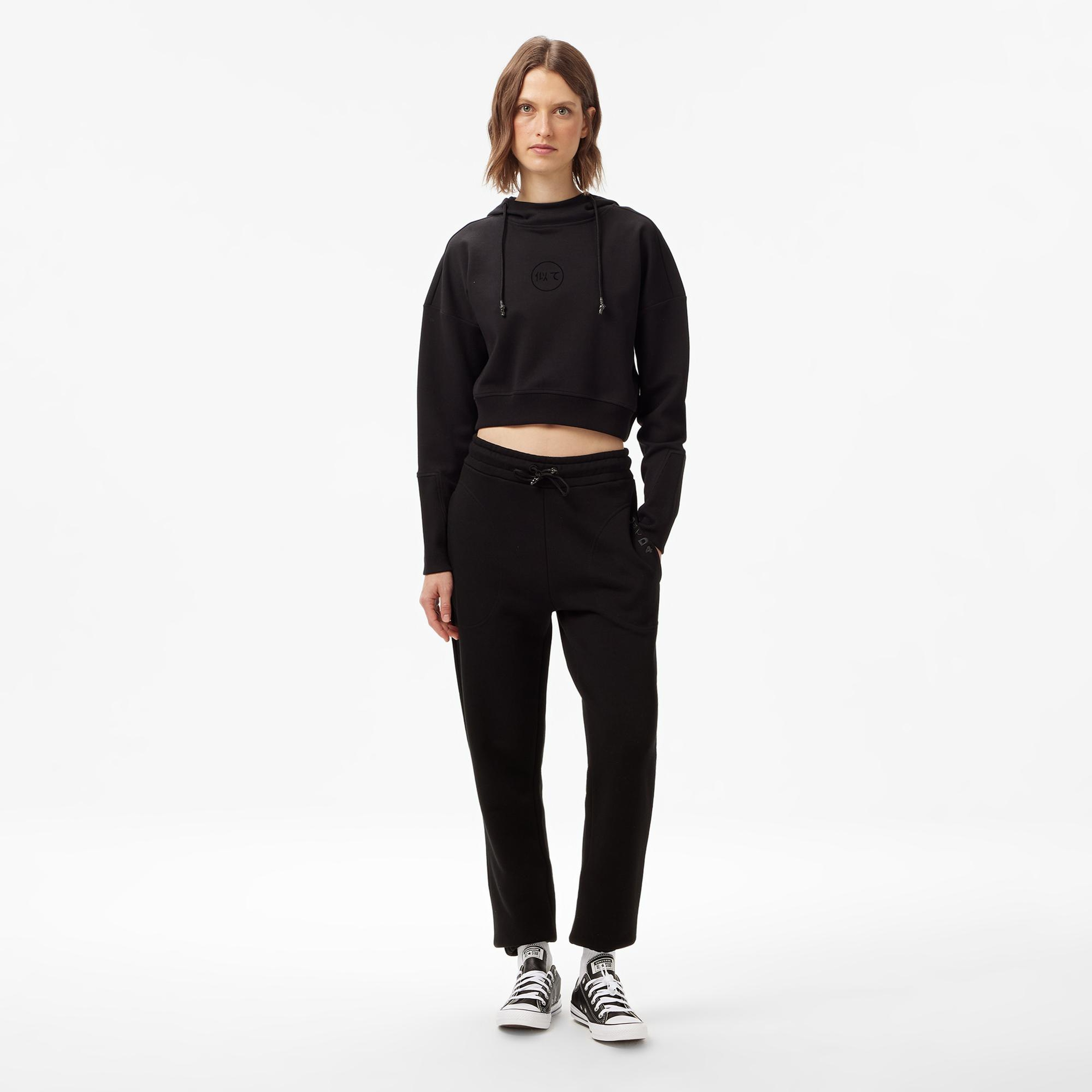 UNITED4 Classic Kadın Siyah Eşofman Altı