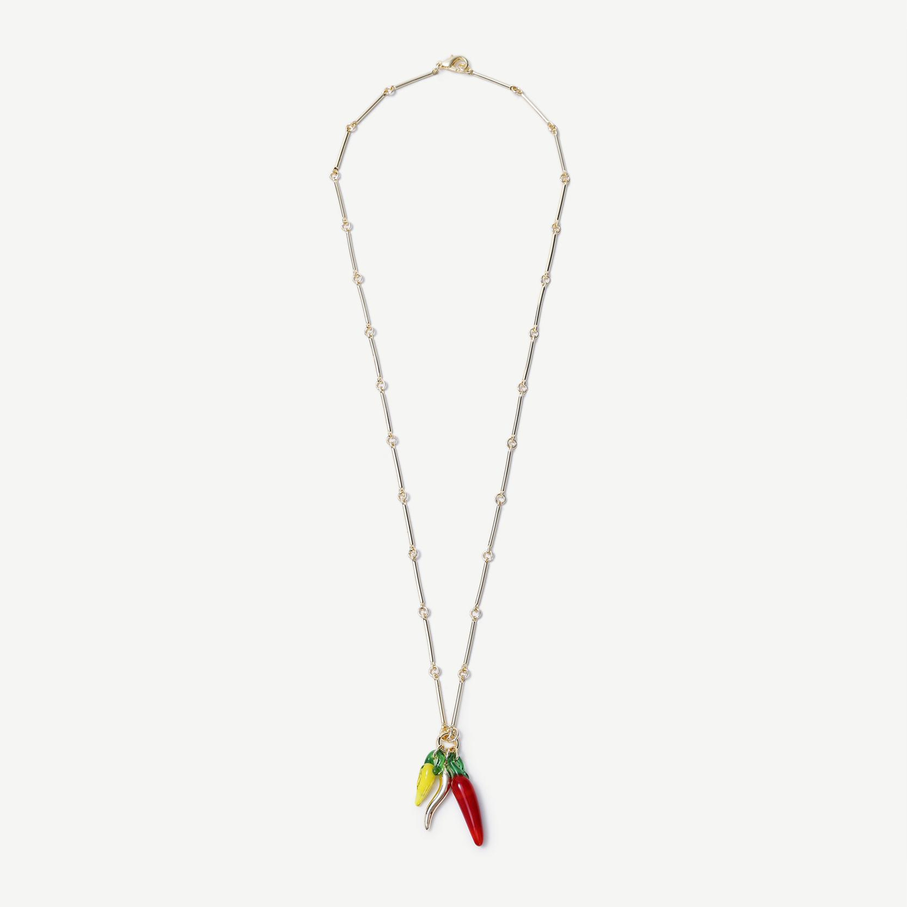 YARGICI Charm Detaylı Uzun Kolye