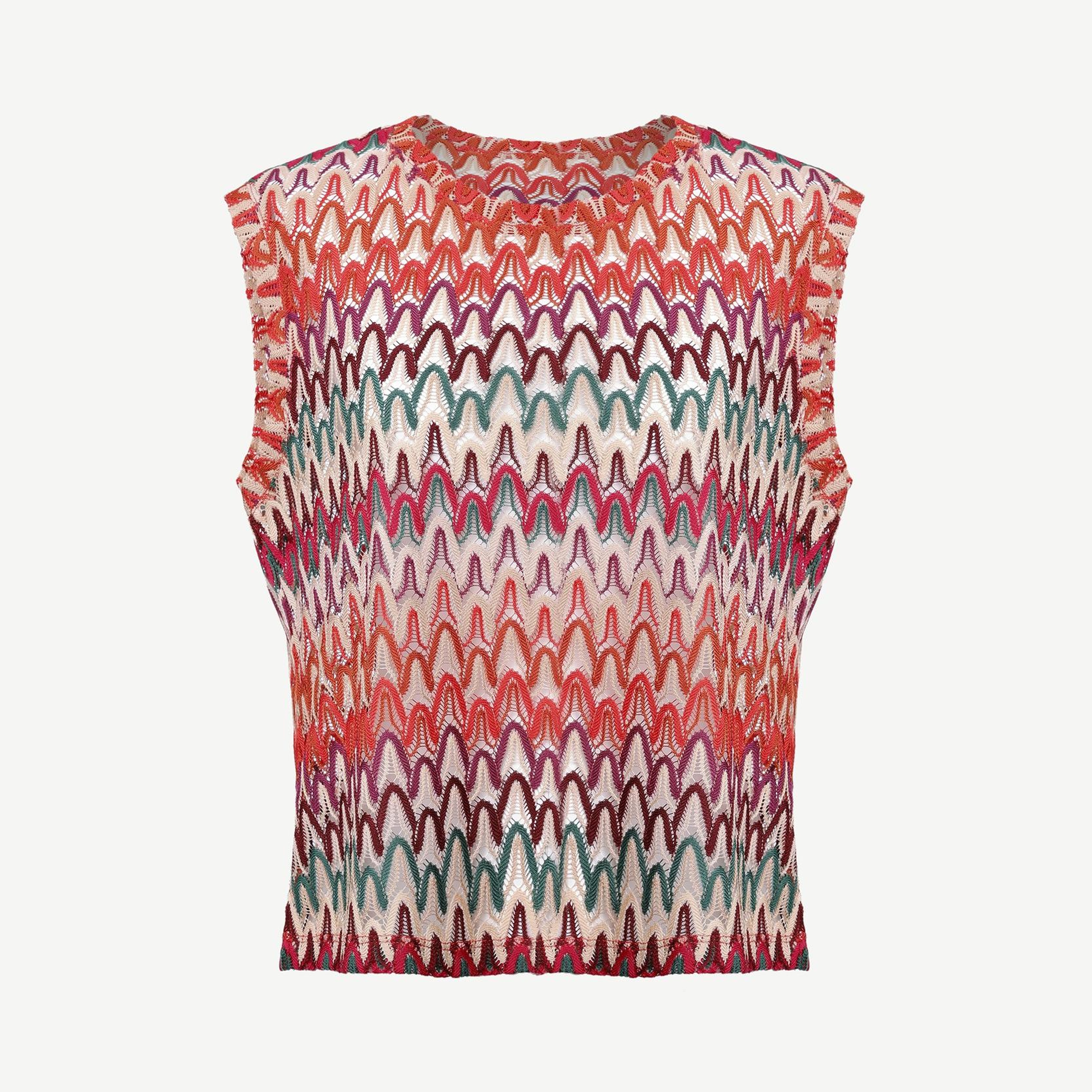 YARGICI Regular Bisiklet Yaka Kolsuz Bluz