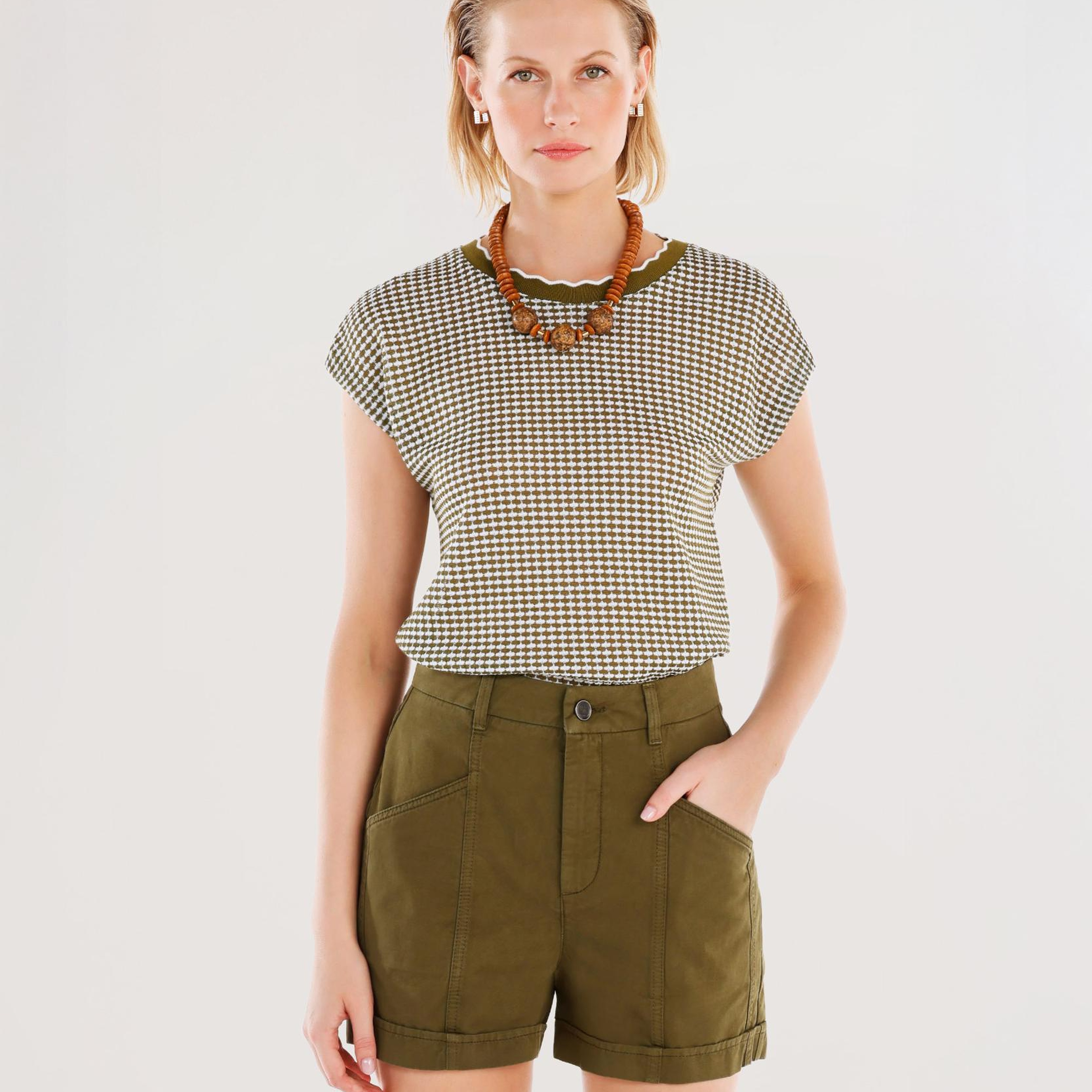 YARGICI Cep Detaylı Bermuda