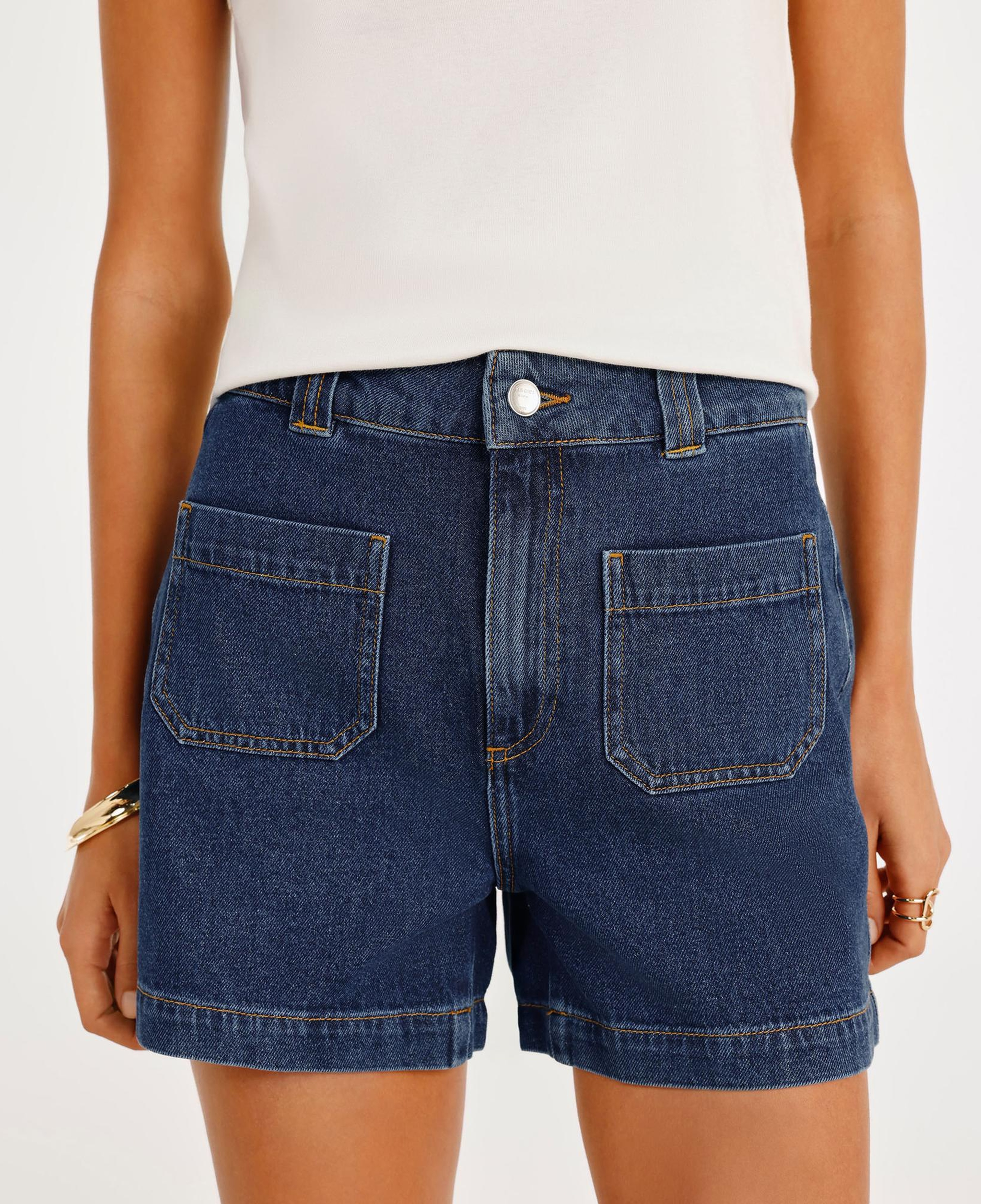 YARGICI Cepli Denim Bermuda