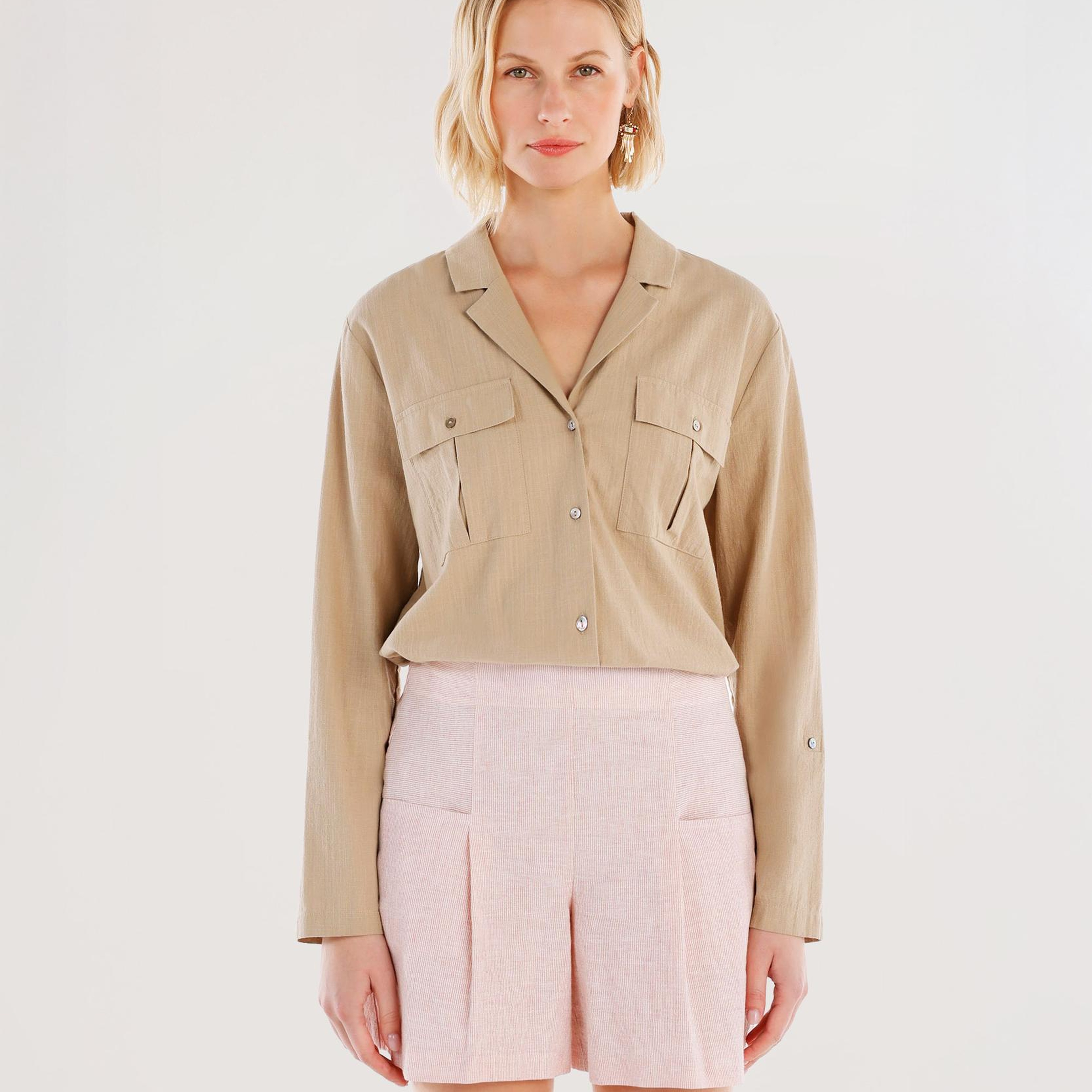 YARGICI Cep Detaylı Şort