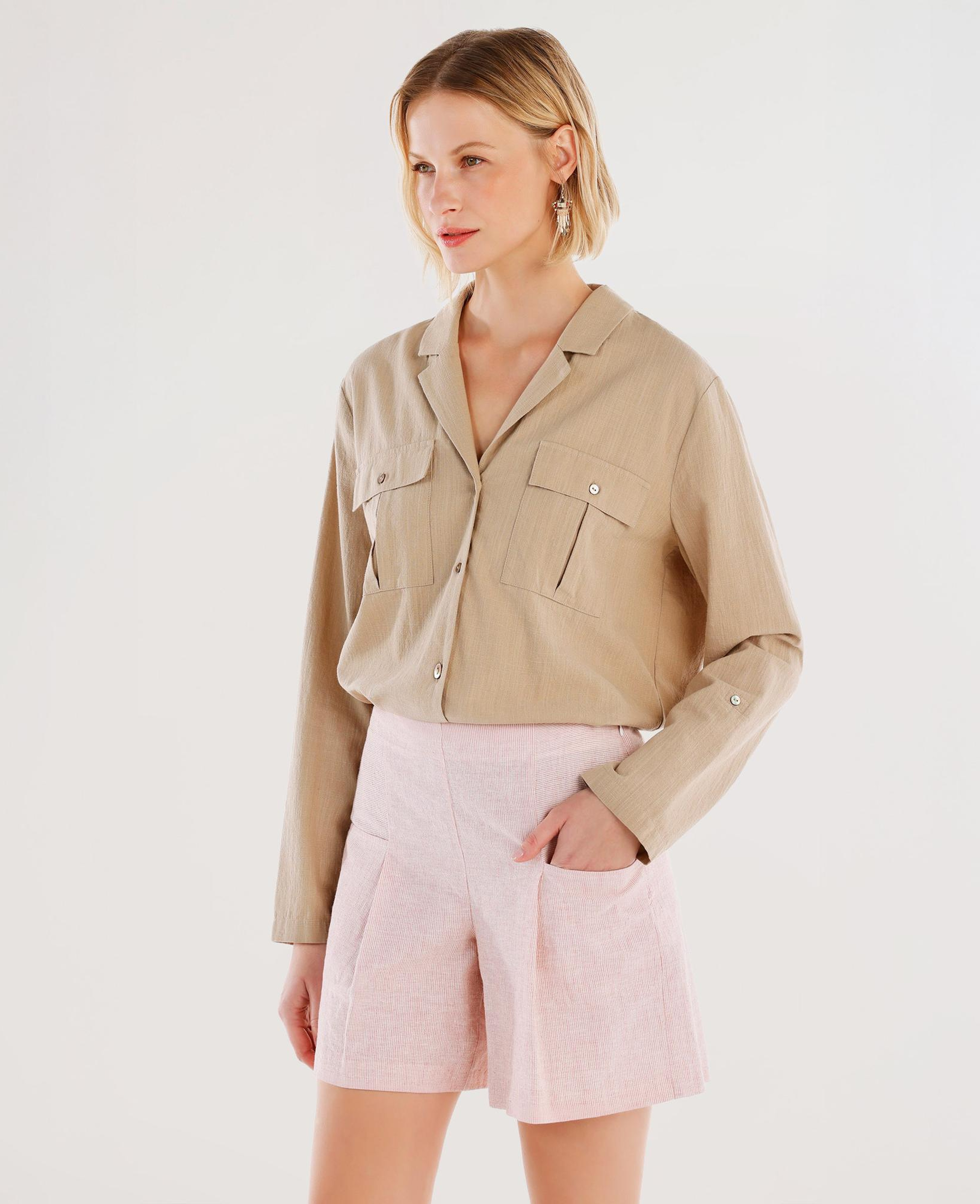 YARGICI Cep Detaylı Şort