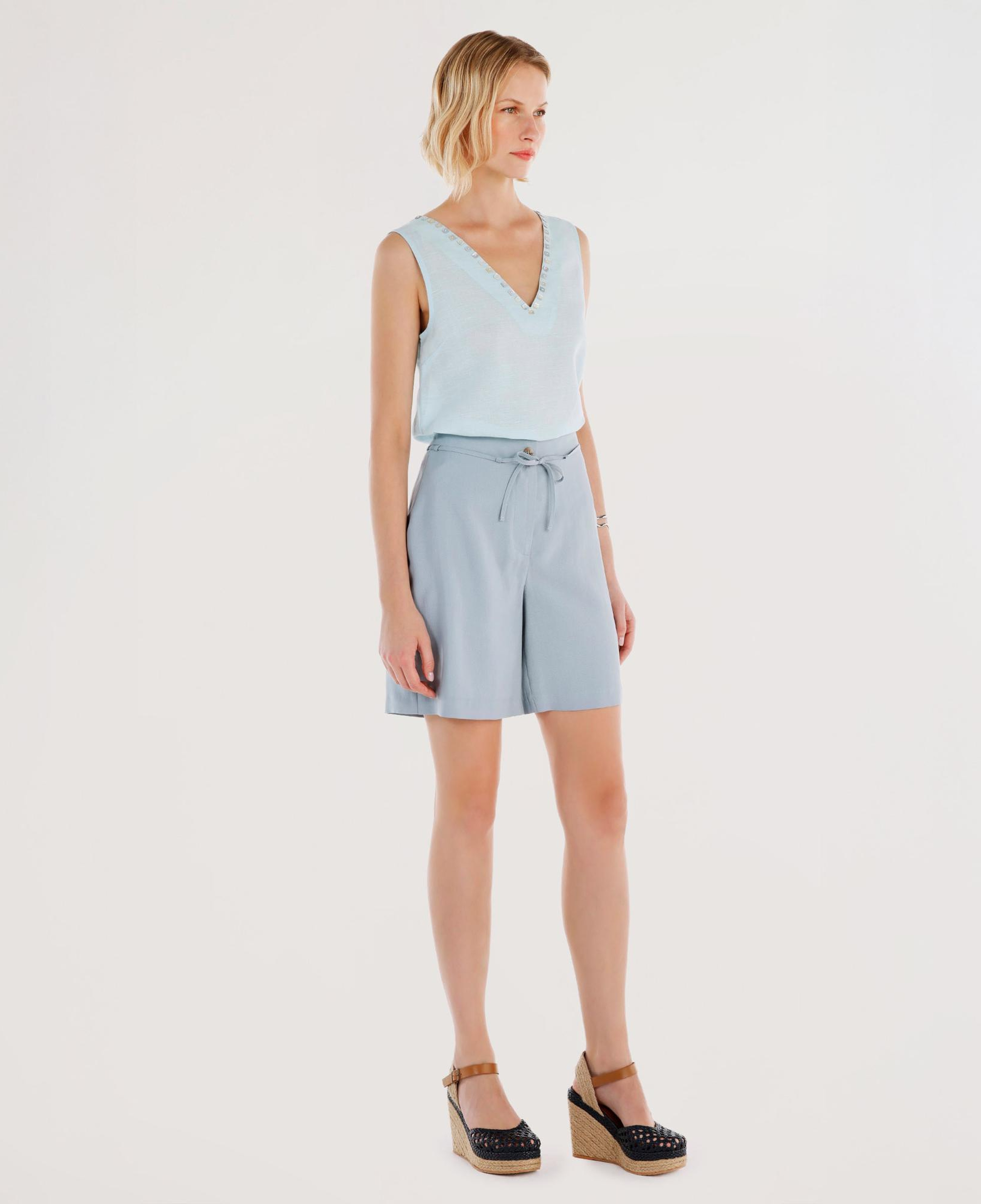 YARGICI Bağlama Detaylı Şort