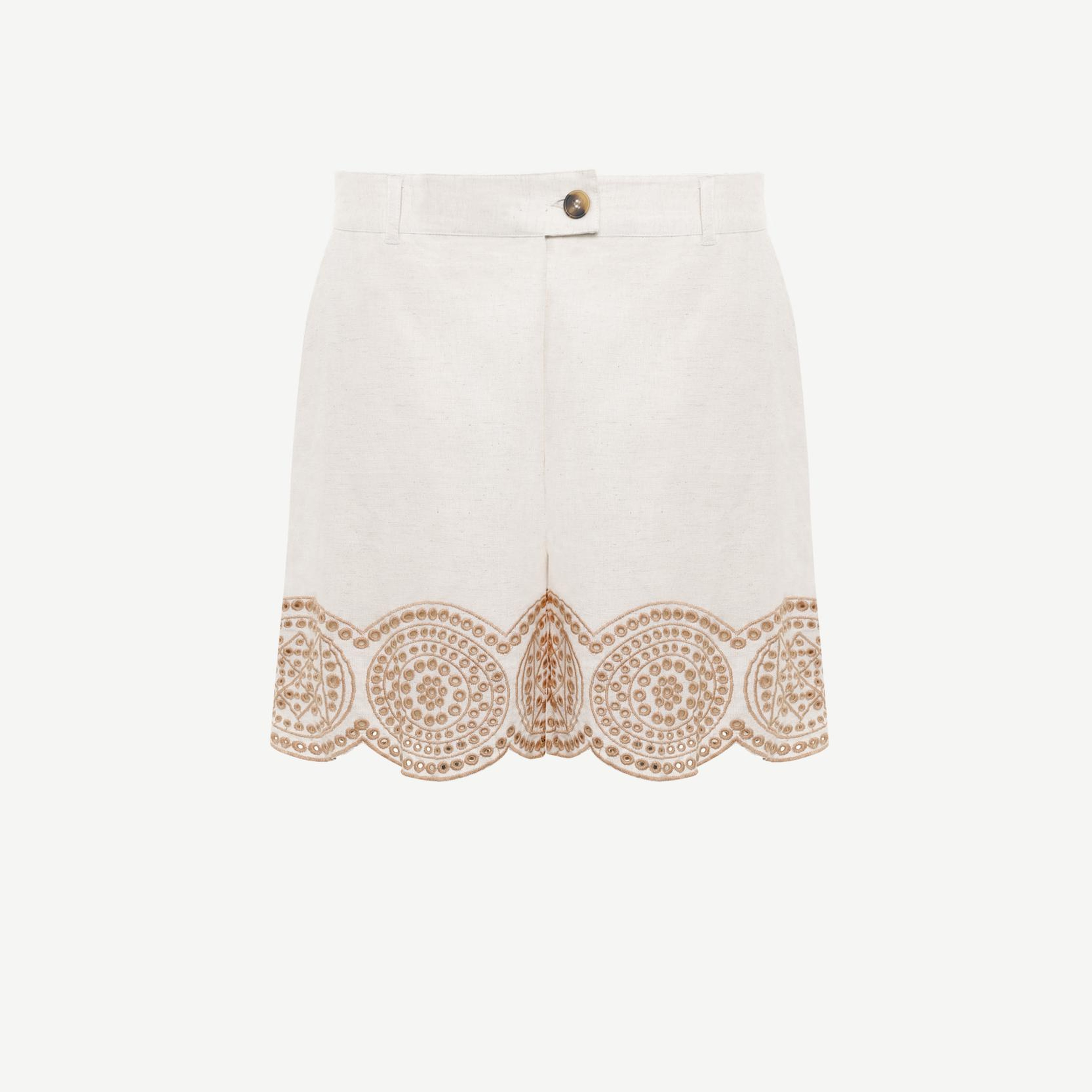 YARGICI Paçası Detaylı Bermuda