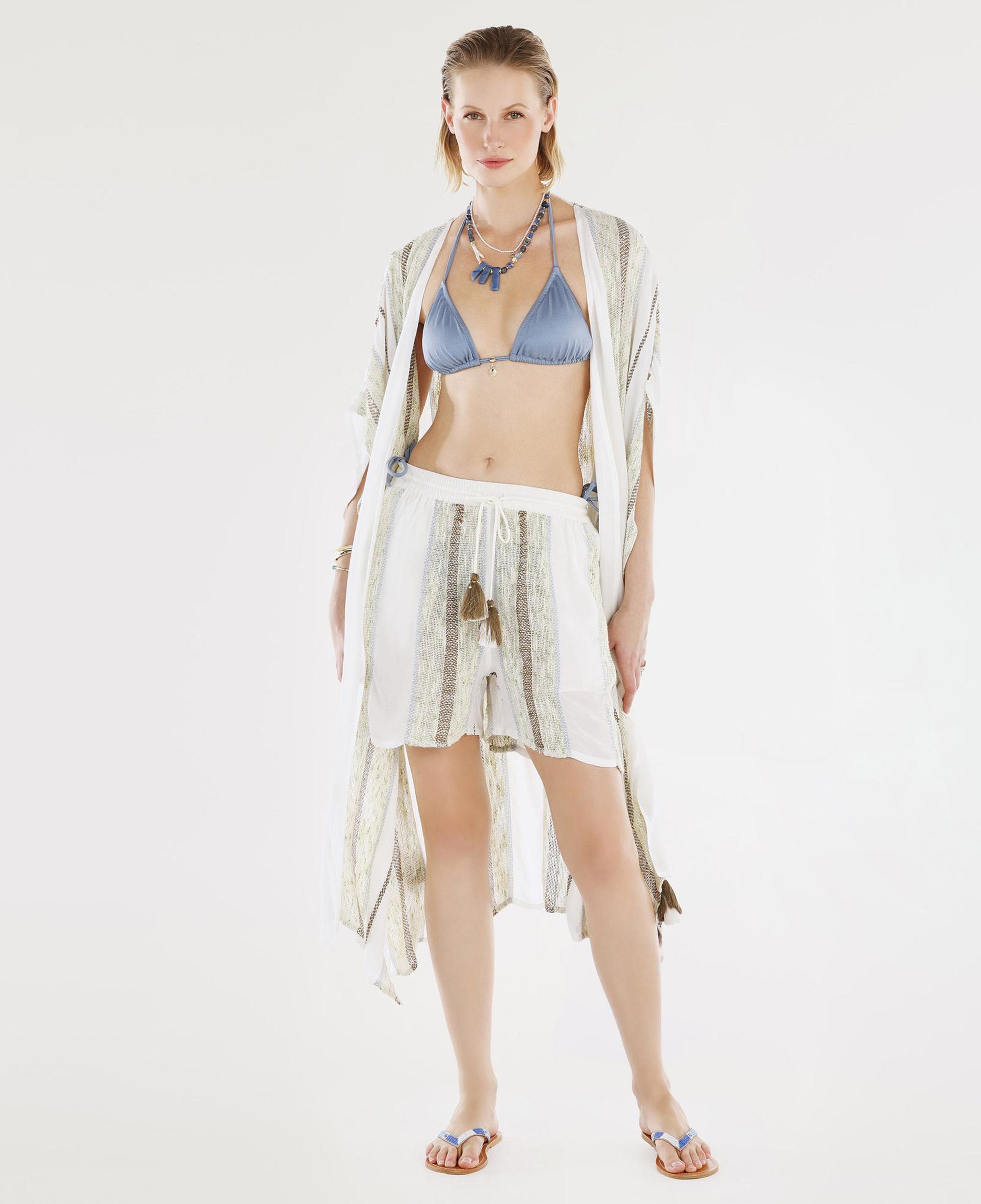 YARGICI Bağlama Detaylı Rahat Kalıp Bermuda